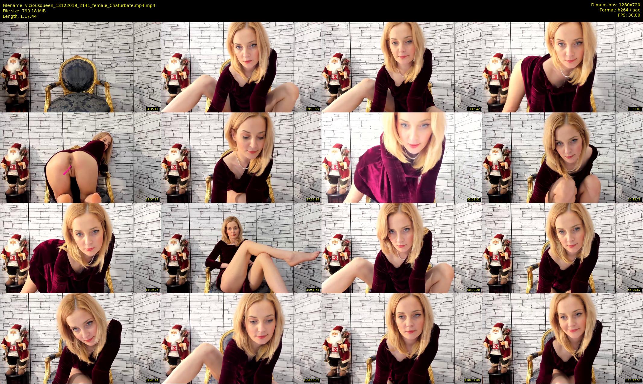 viciousqueen — 78 minute Chaturbate female cam show recording, 720p, Dec 13, 2019