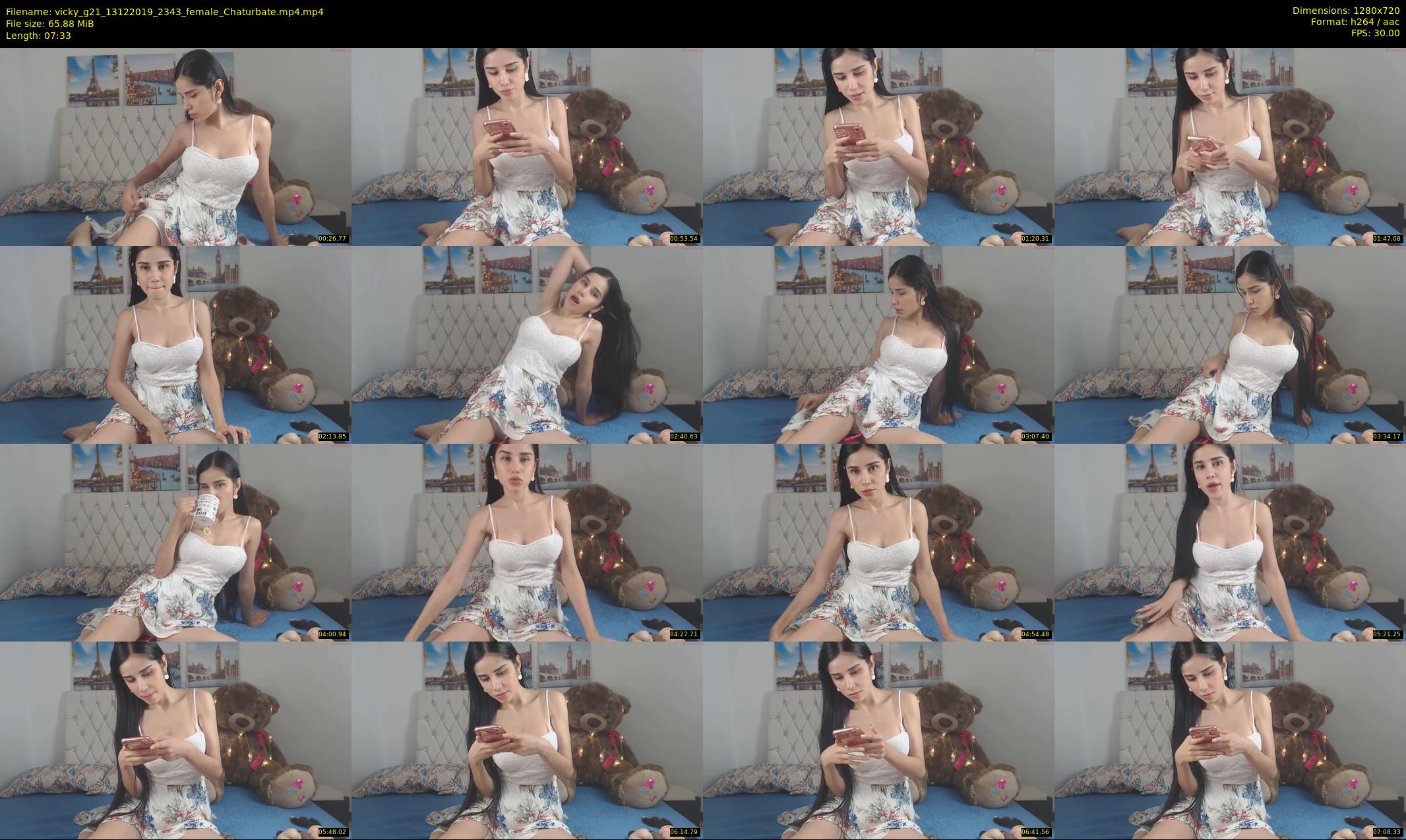 vicky_g21 — 8 minute Chaturbate female cam show recording, 720p, Dec 13, 2019