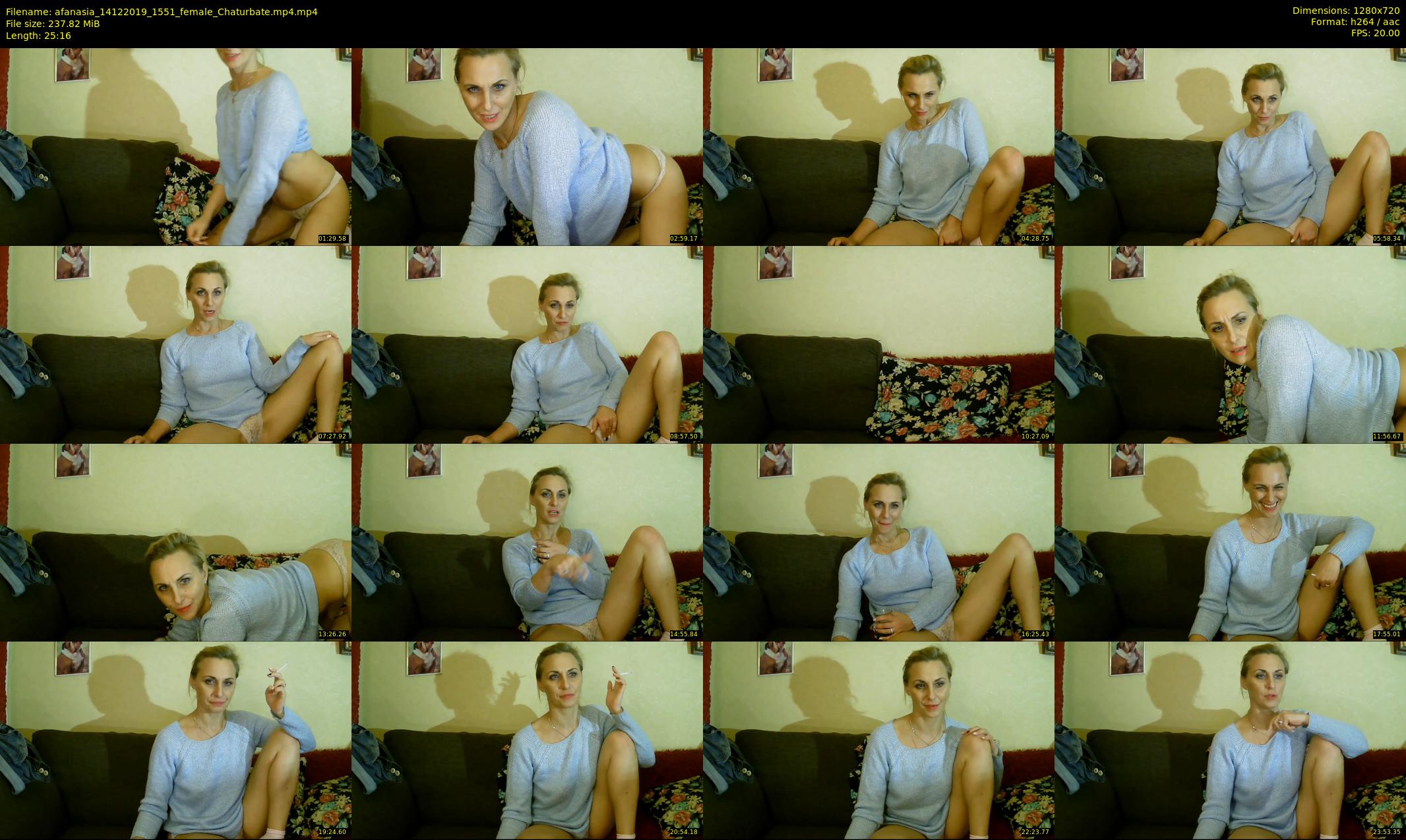 afanasia — 26 minute Chaturbate female cam show recording, 720p, Dec 14, 2019