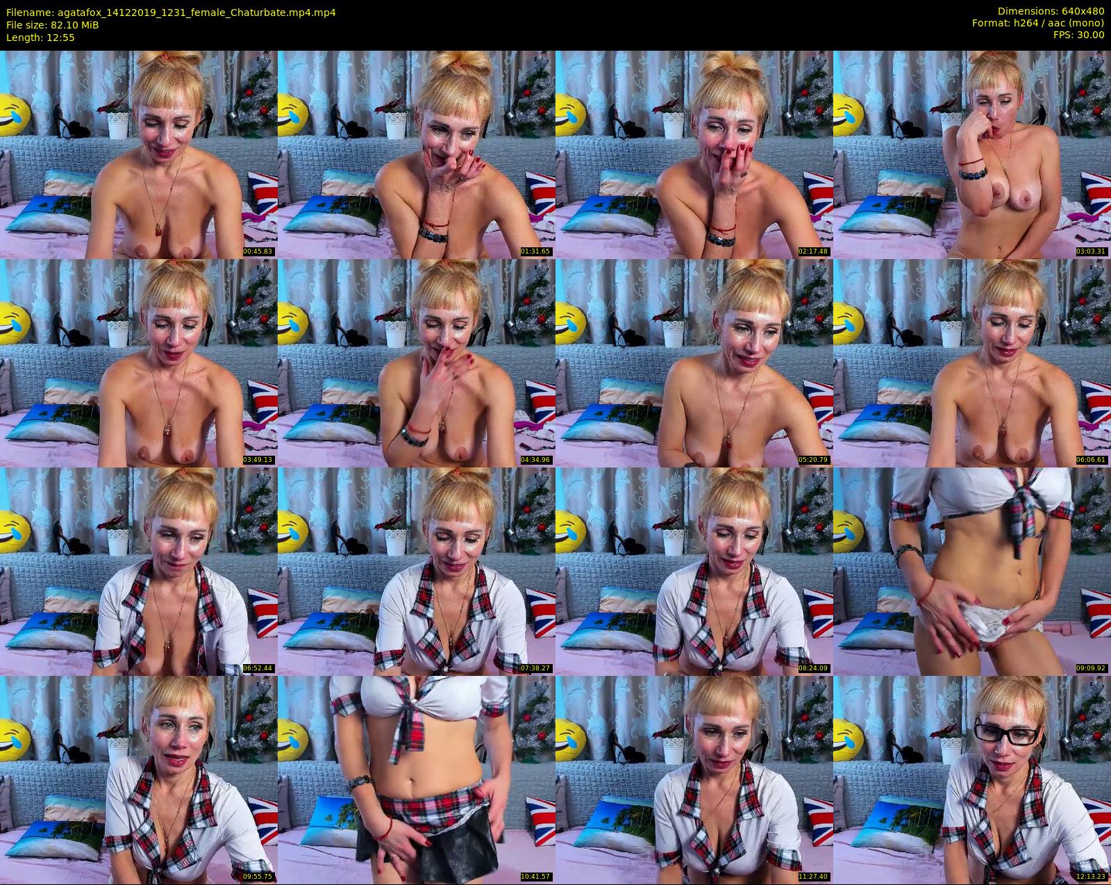 agatafox — 13 minute Chaturbate female cam show recording, 480p, Dec 14, 2019