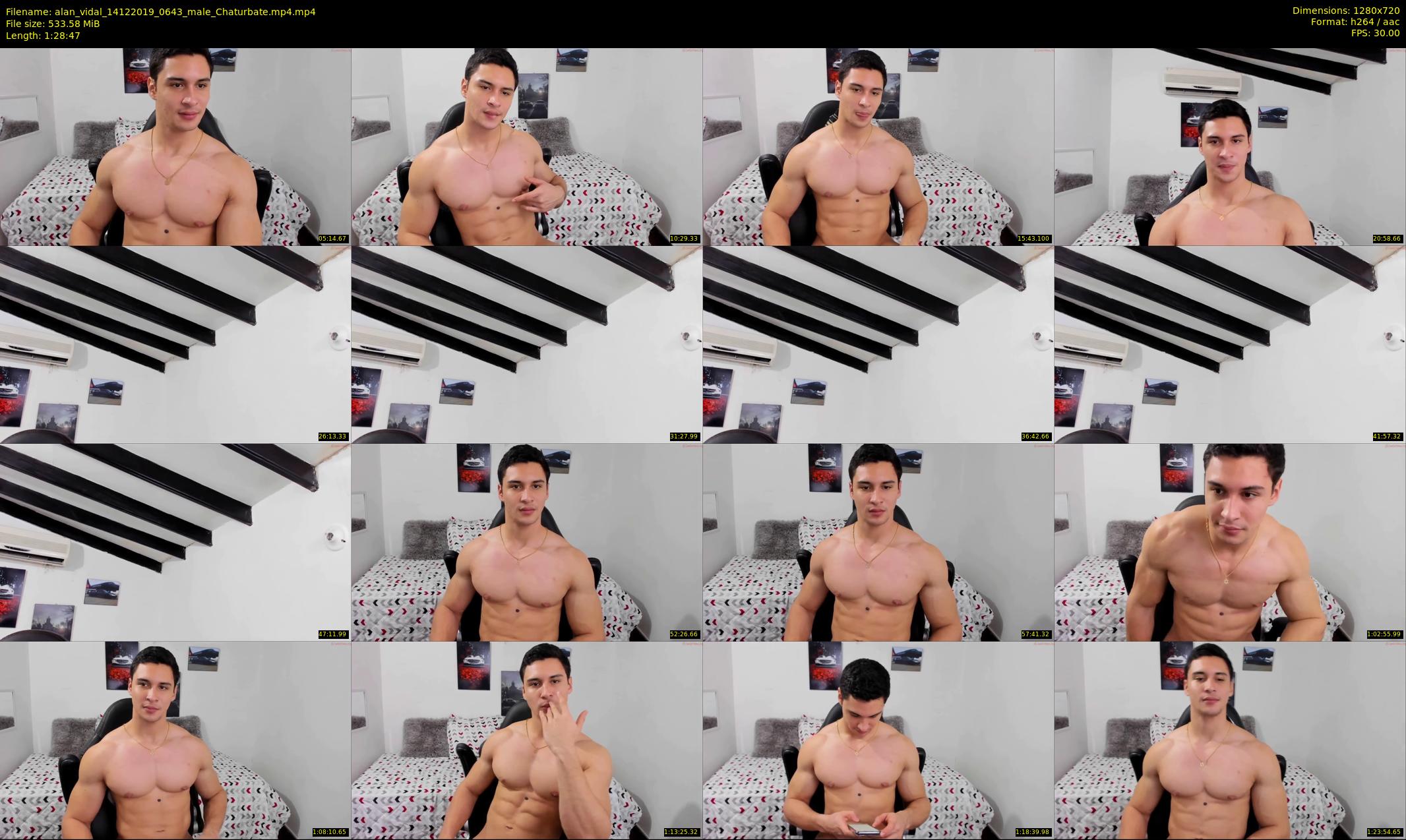 alan_vidal — 89 minute Chaturbate male cam show recording, 720p, Dec 14, 2019