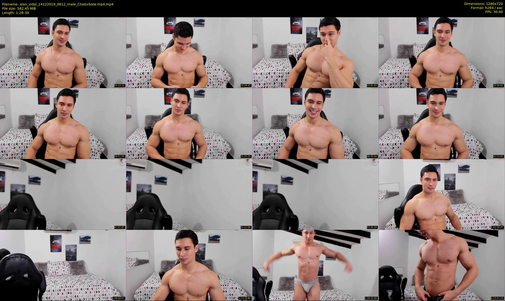 alan_vidal — 89 minute Chaturbate male cam show recording, 720p, Dec 14, 2019