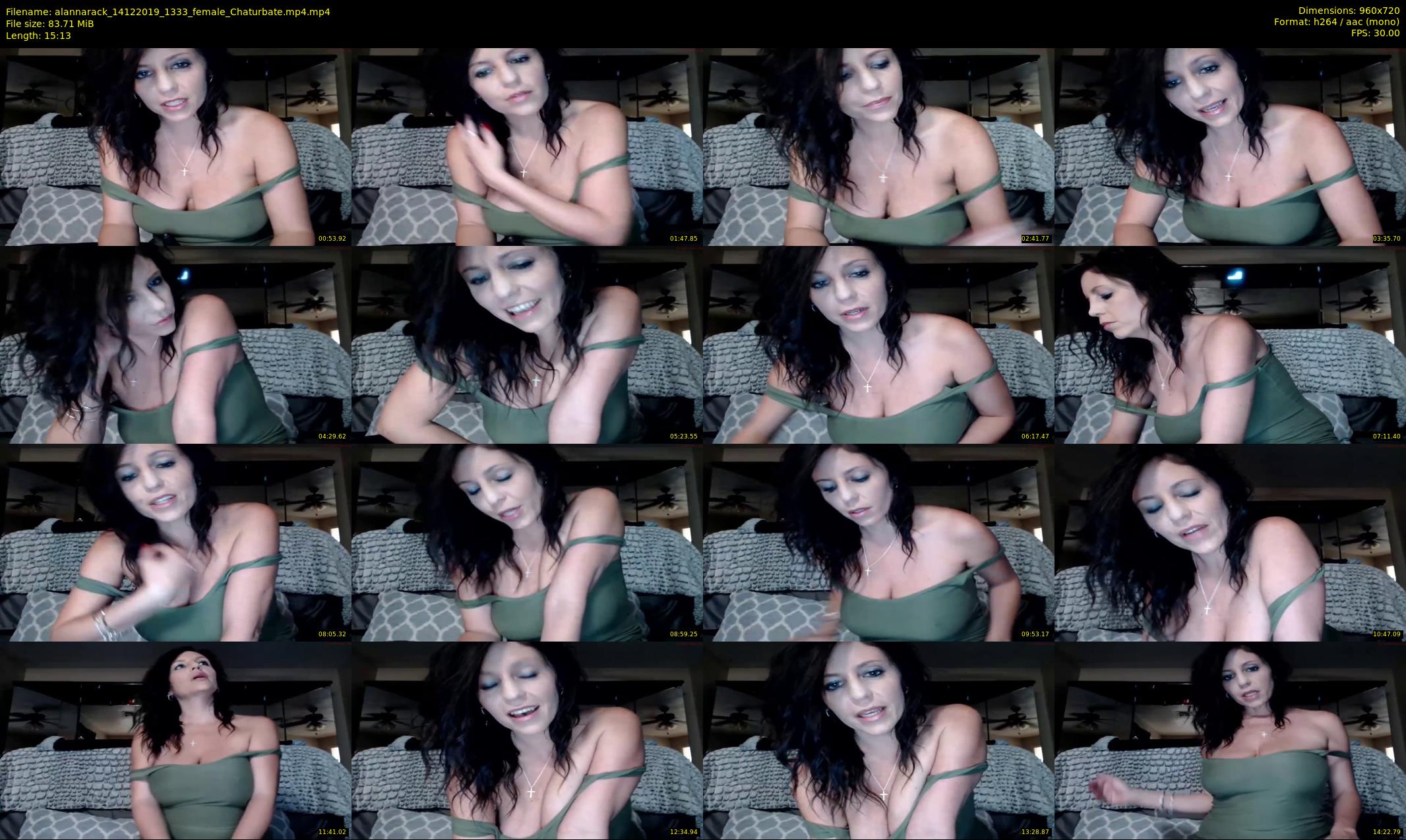 alannarack — 16 minute Chaturbate female cam show recording, 720p, Dec 14, 2019