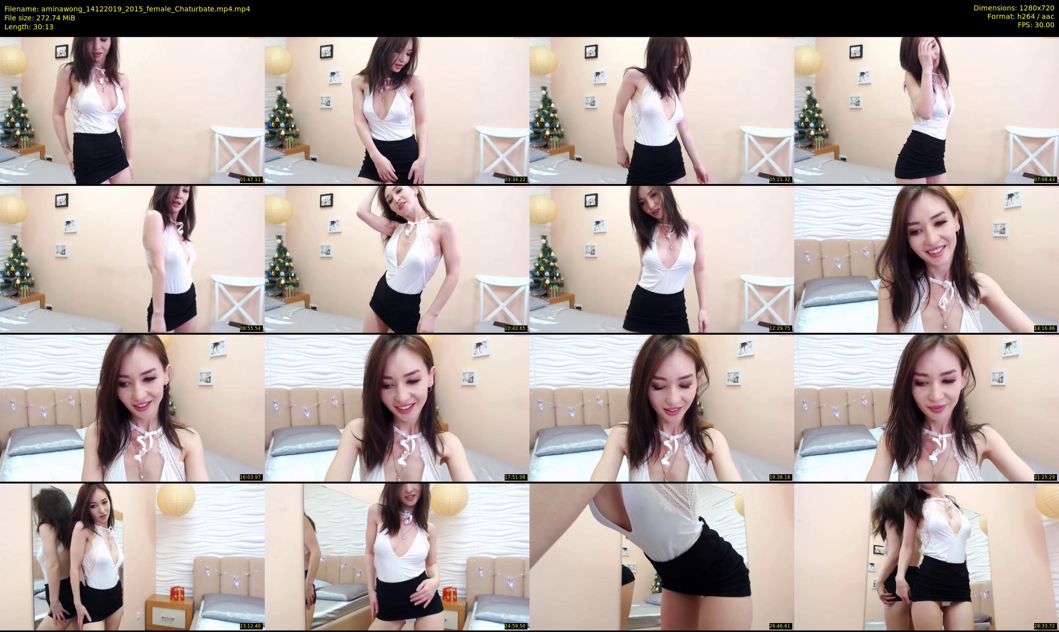 aminawong — 31 minute Chaturbate female cam show recording, 720p, Dec 14, 2019