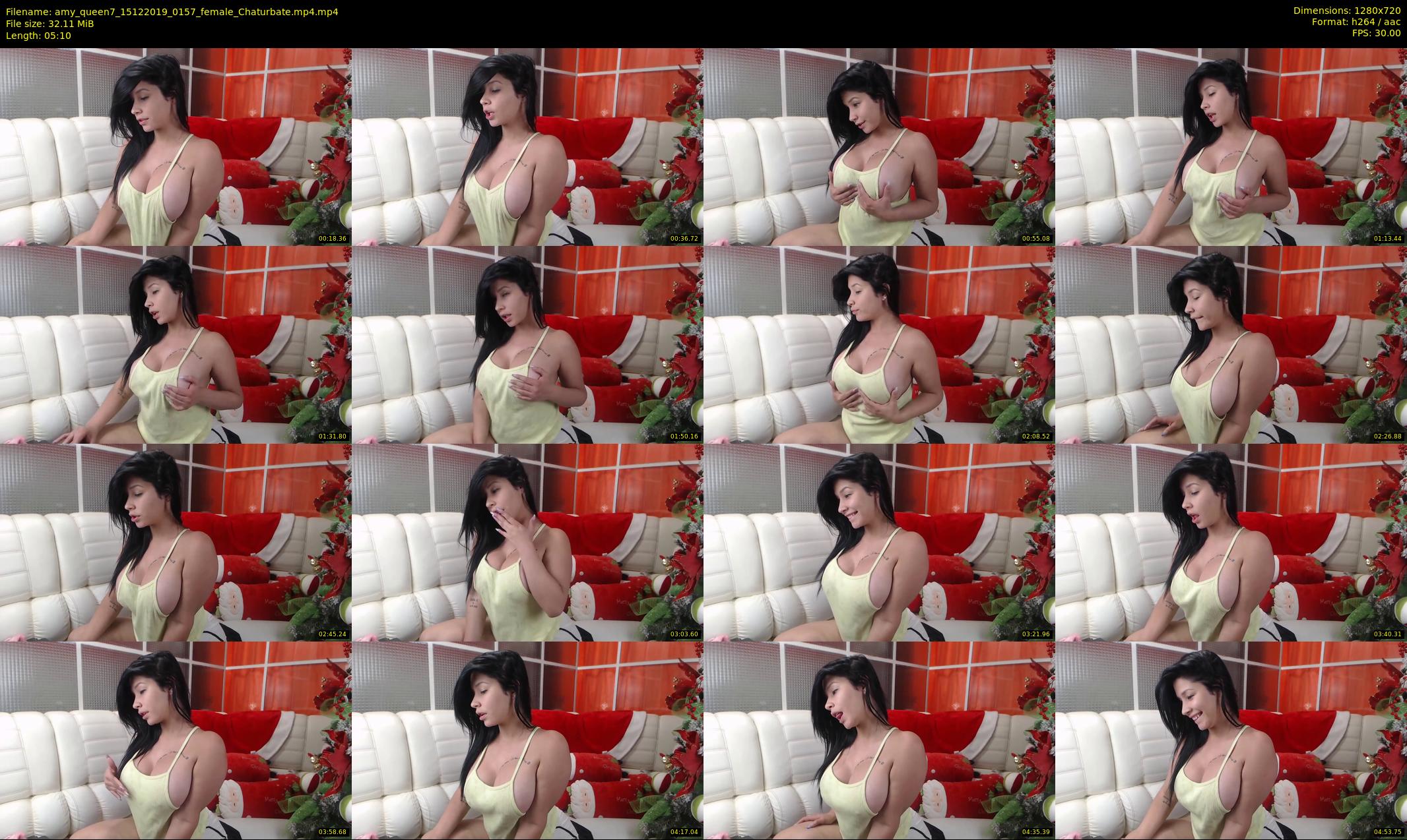 amy_queen7 — 6 minute Chaturbate female cam show recording, 720p, Dec 15, 2019