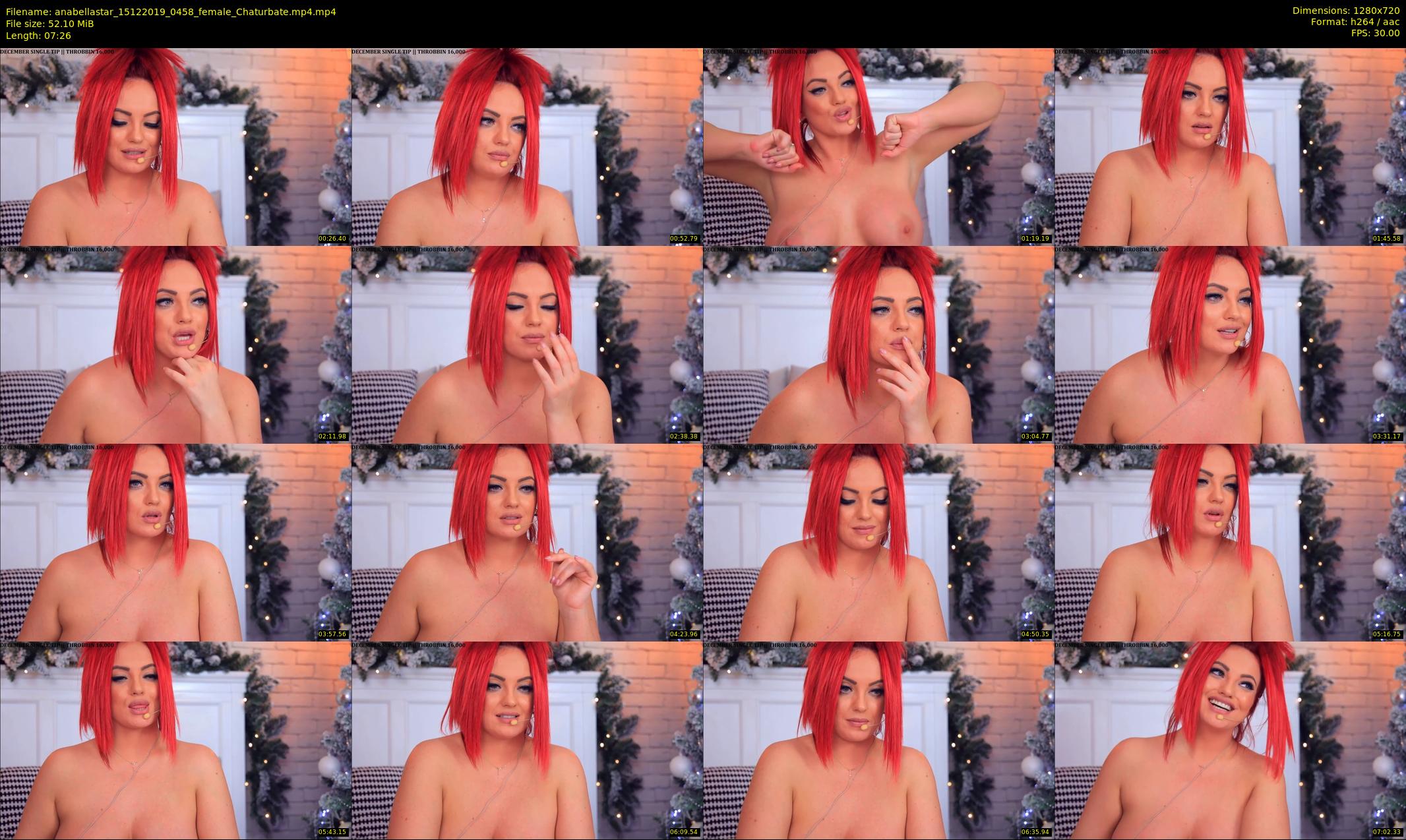 anabellastar — 8 minute Chaturbate female cam show recording, 720p, Dec 15, 2019