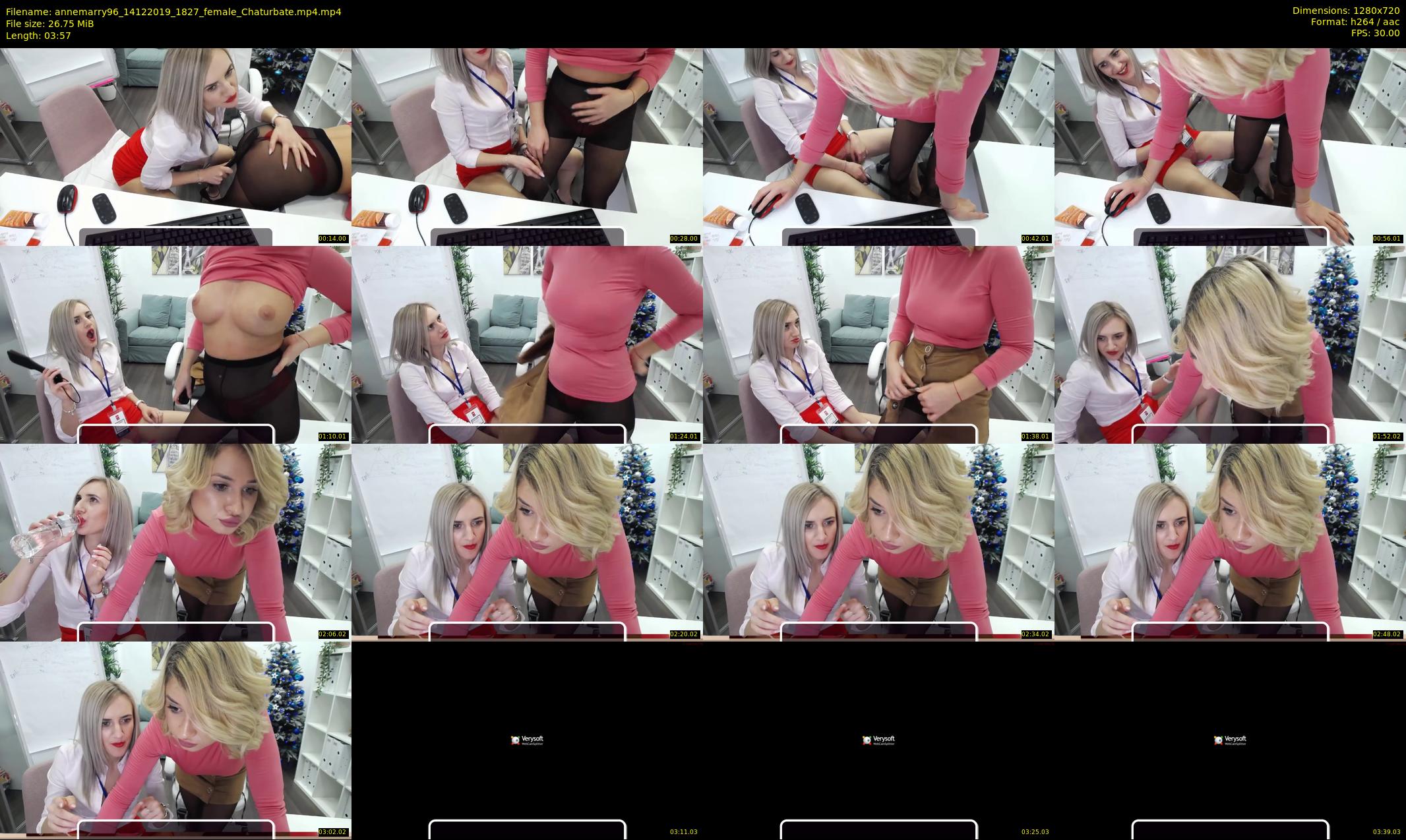 annemarry96 — 4 minute Chaturbate female cam show recording, 720p, Dec 14, 2019