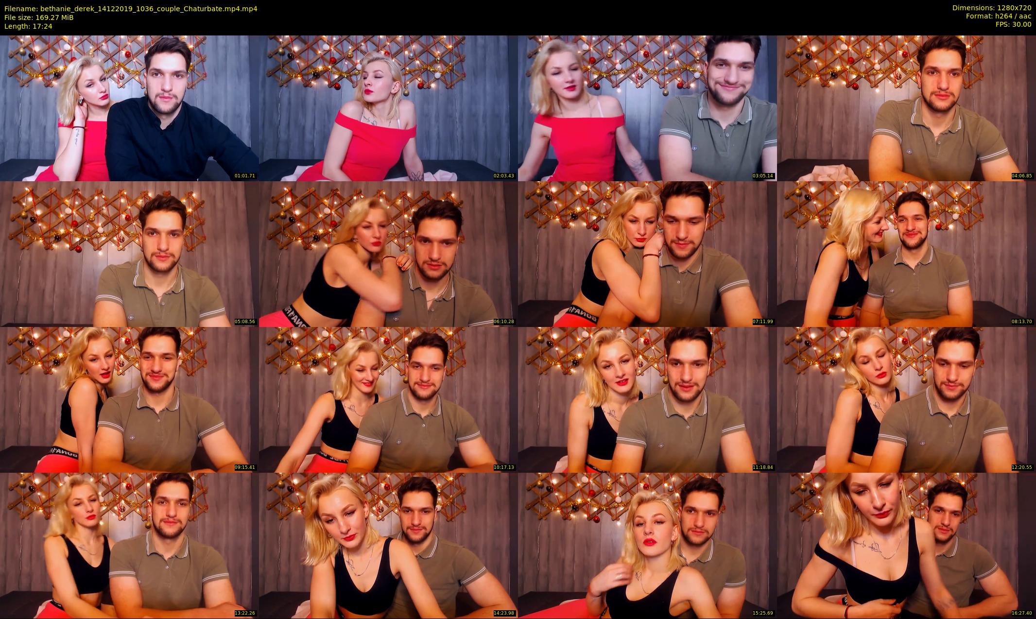 bethanie_derek — 18 minute Chaturbate couple cam show recording, 720p, Dec 14, 2019