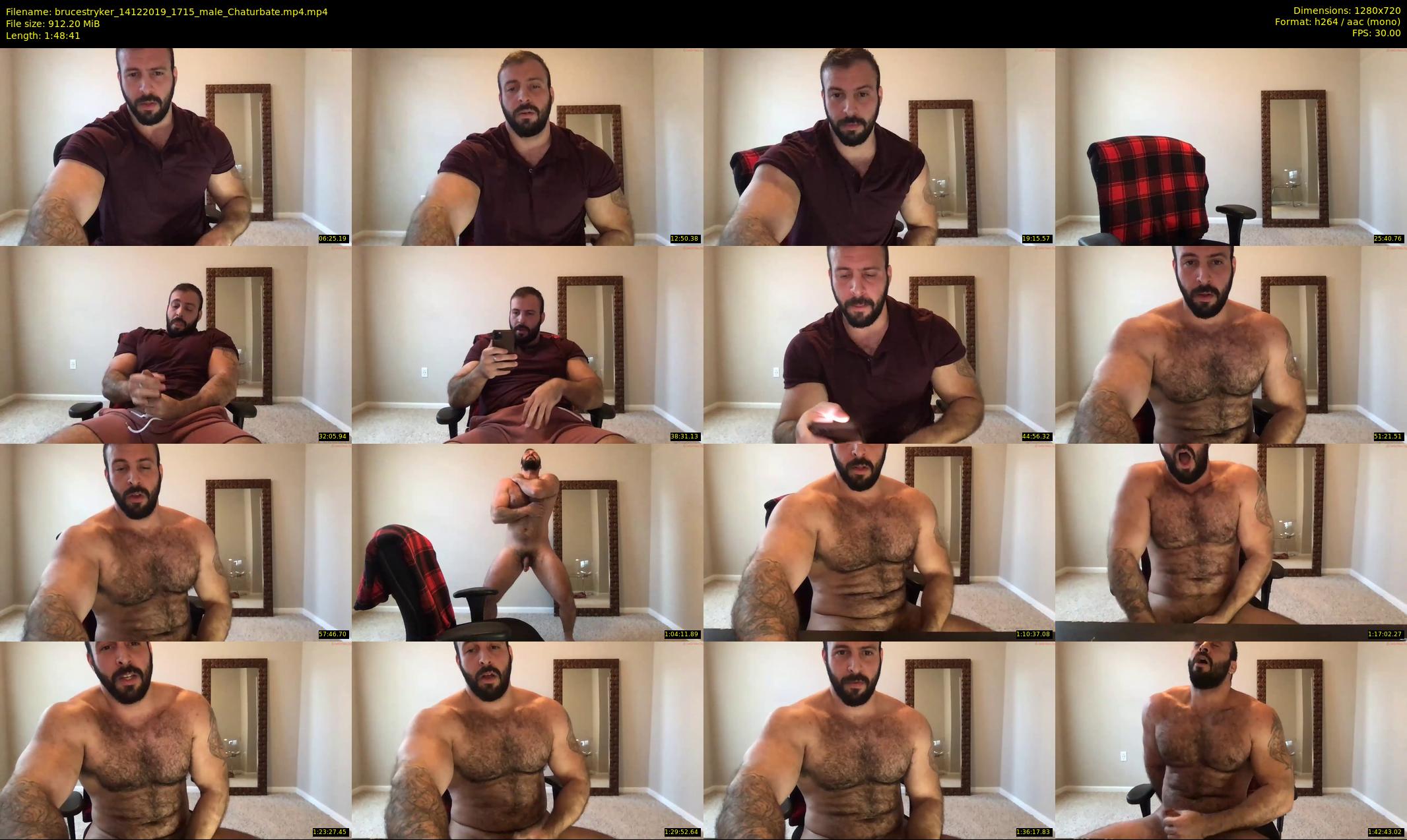 brucestryker — 109 minute Chaturbate male cam show recording, 720p, Dec 14, 2019