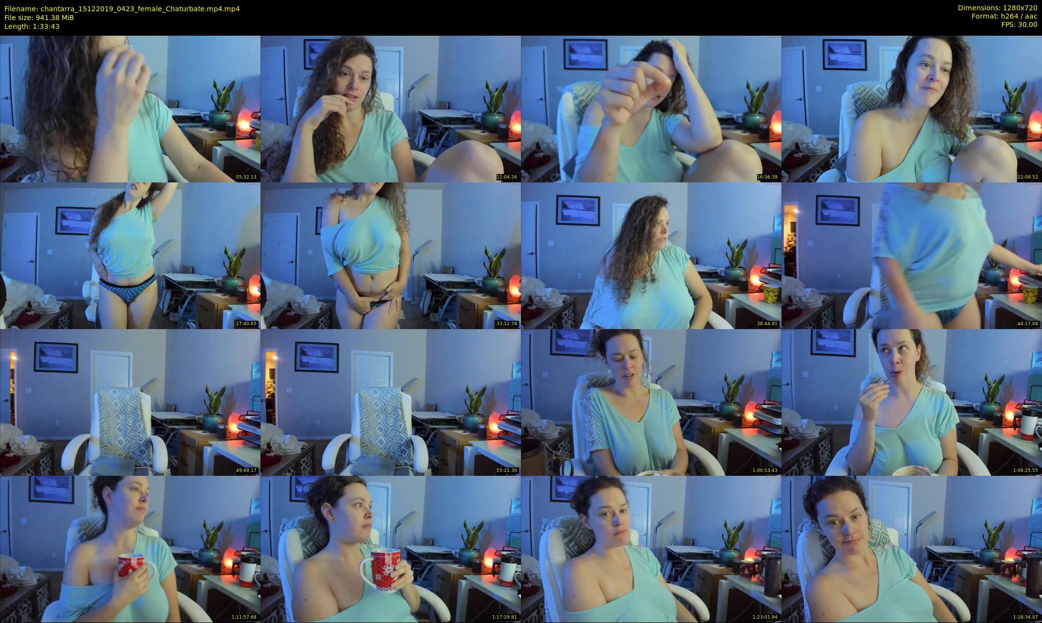 chantarra — 94 minute Chaturbate female cam show recording, 720p, Dec 15, 2019