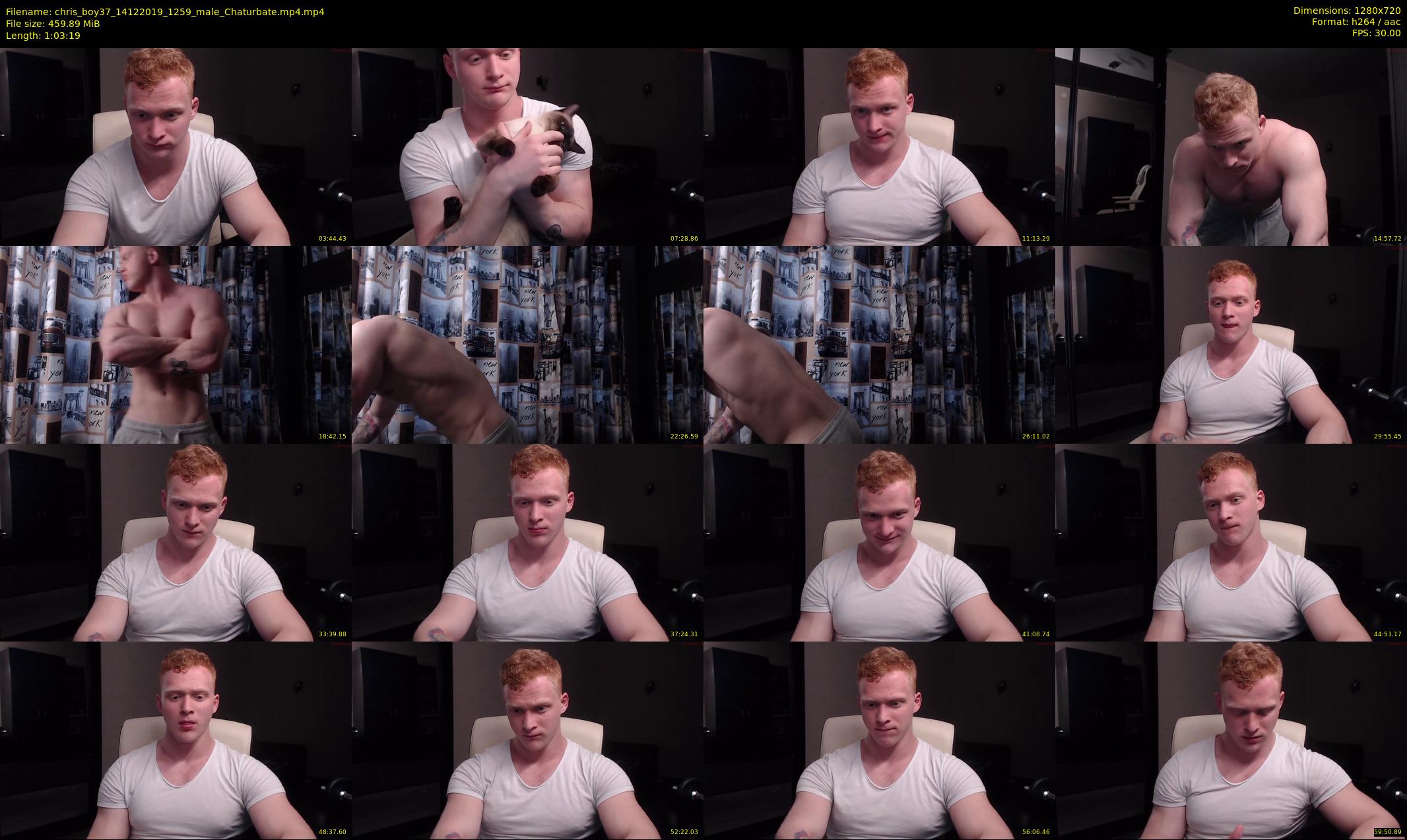 chris_boy37 — 64 minute Chaturbate male cam show recording, 720p, Dec 14, 2019