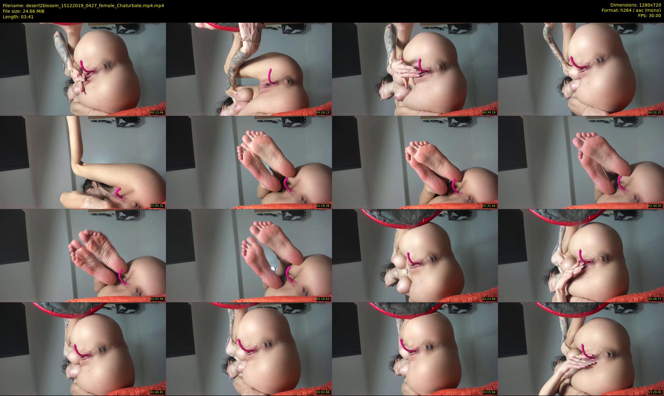 desert2blosom — 4 minute Chaturbate female cam show recording, 720p, Dec 15, 2019