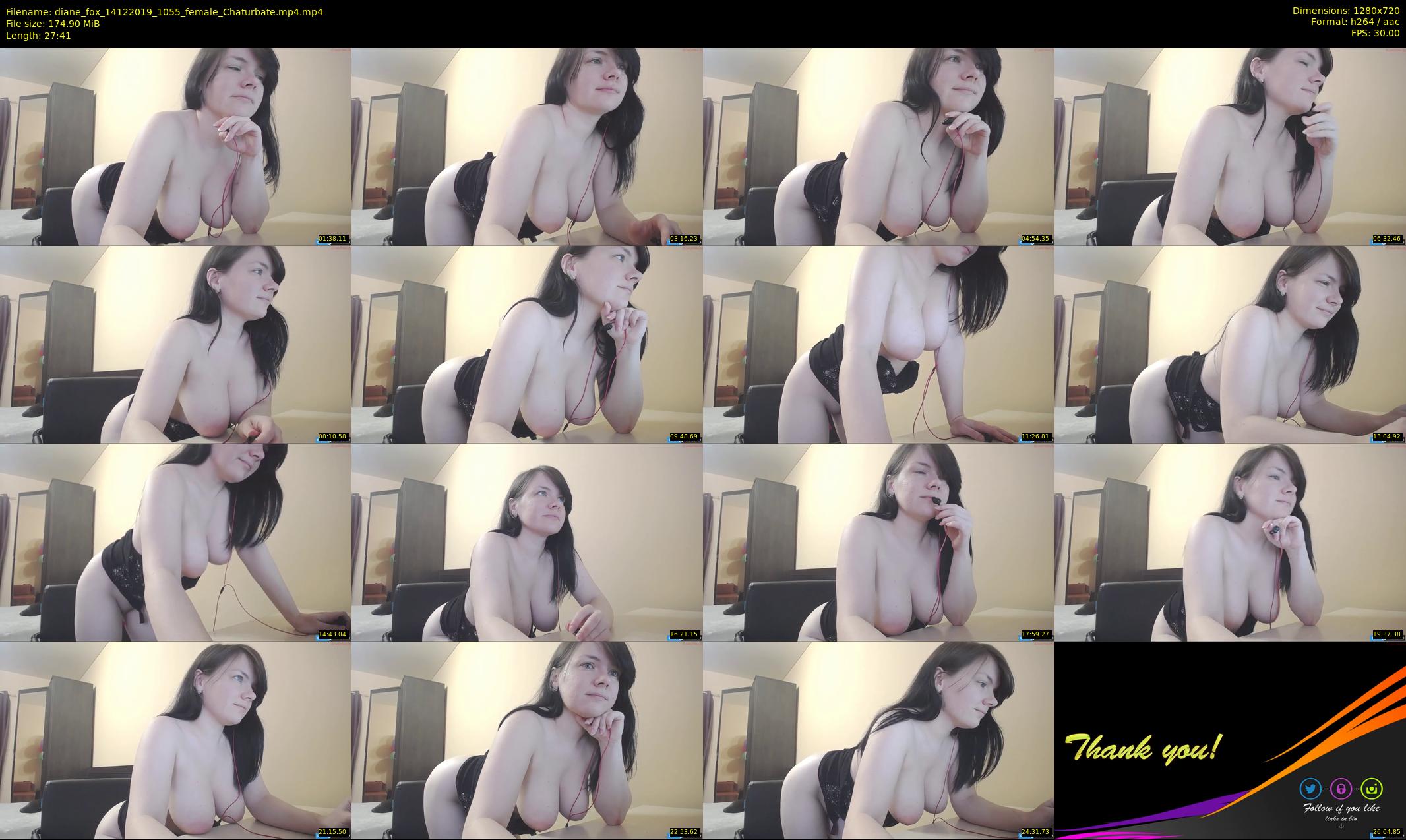 diane_fox — 28 minute Chaturbate female cam show recording, 720p, Dec 14, 2019