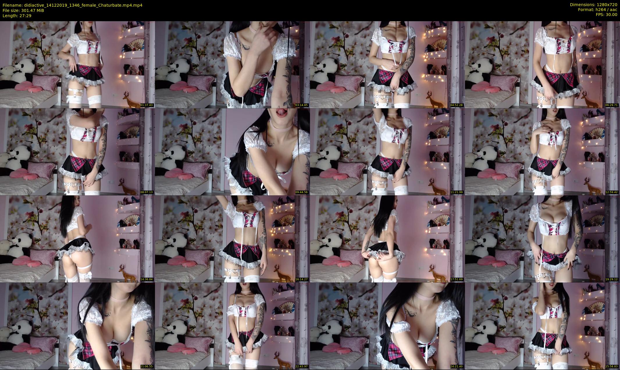 didiactive — 28 minute Chaturbate female cam show recording, 720p, Dec 14, 2019