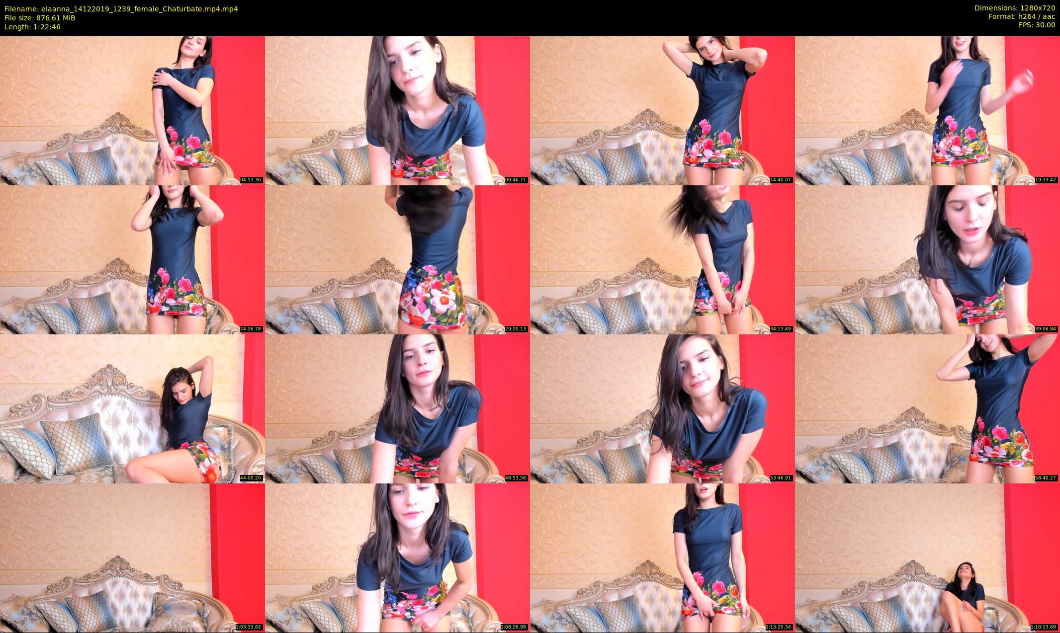 elaanna — 83 minute Chaturbate female cam show recording, 720p, Dec 14, 2019