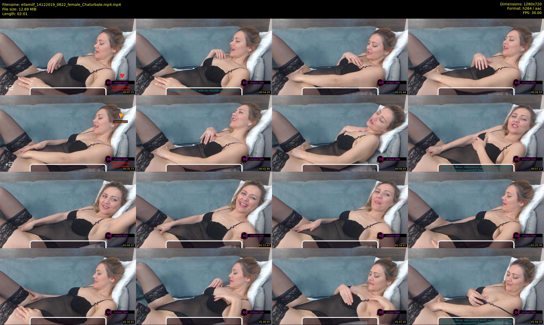 ellamilf — 3 minute Chaturbate female cam show recording, 720p, Dec 14, 2019
