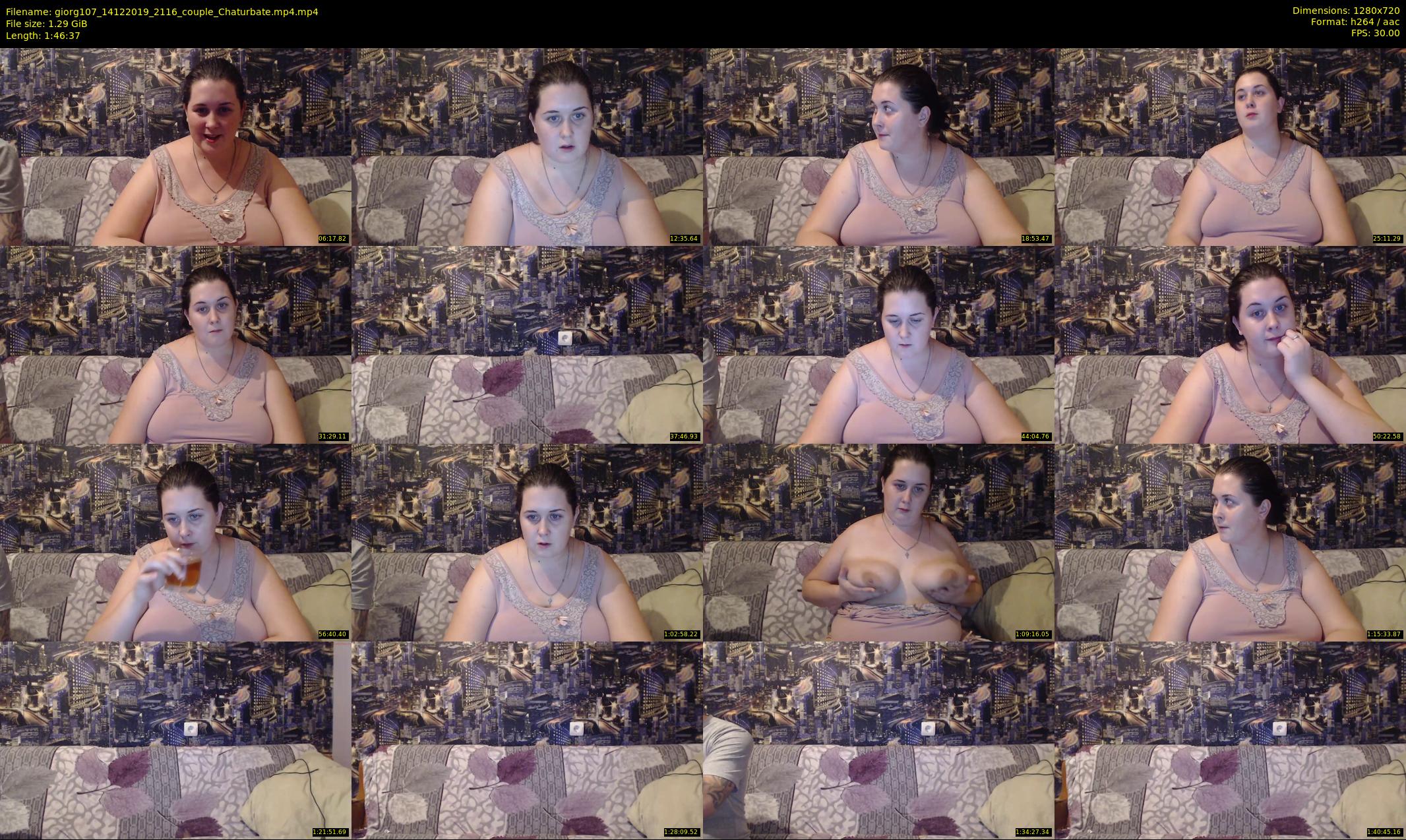 giorg107 — 107 minute Chaturbate couple cam show recording, 720p, Dec 14, 2019