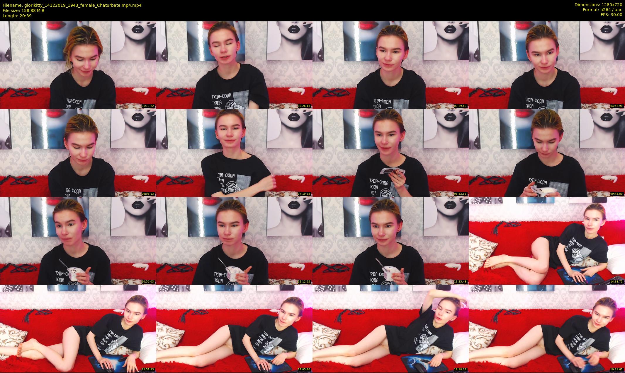 glorikitty — 21 minute Chaturbate female cam show recording, 720p, Dec 14, 2019