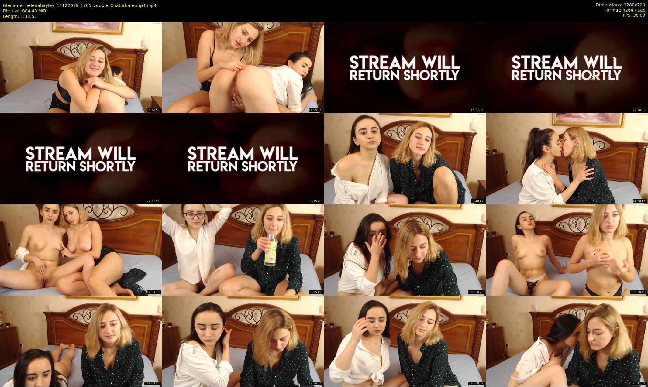 helenahayley — 94 minute Chaturbate female cam show recording, 720p, Dec 14, 2019