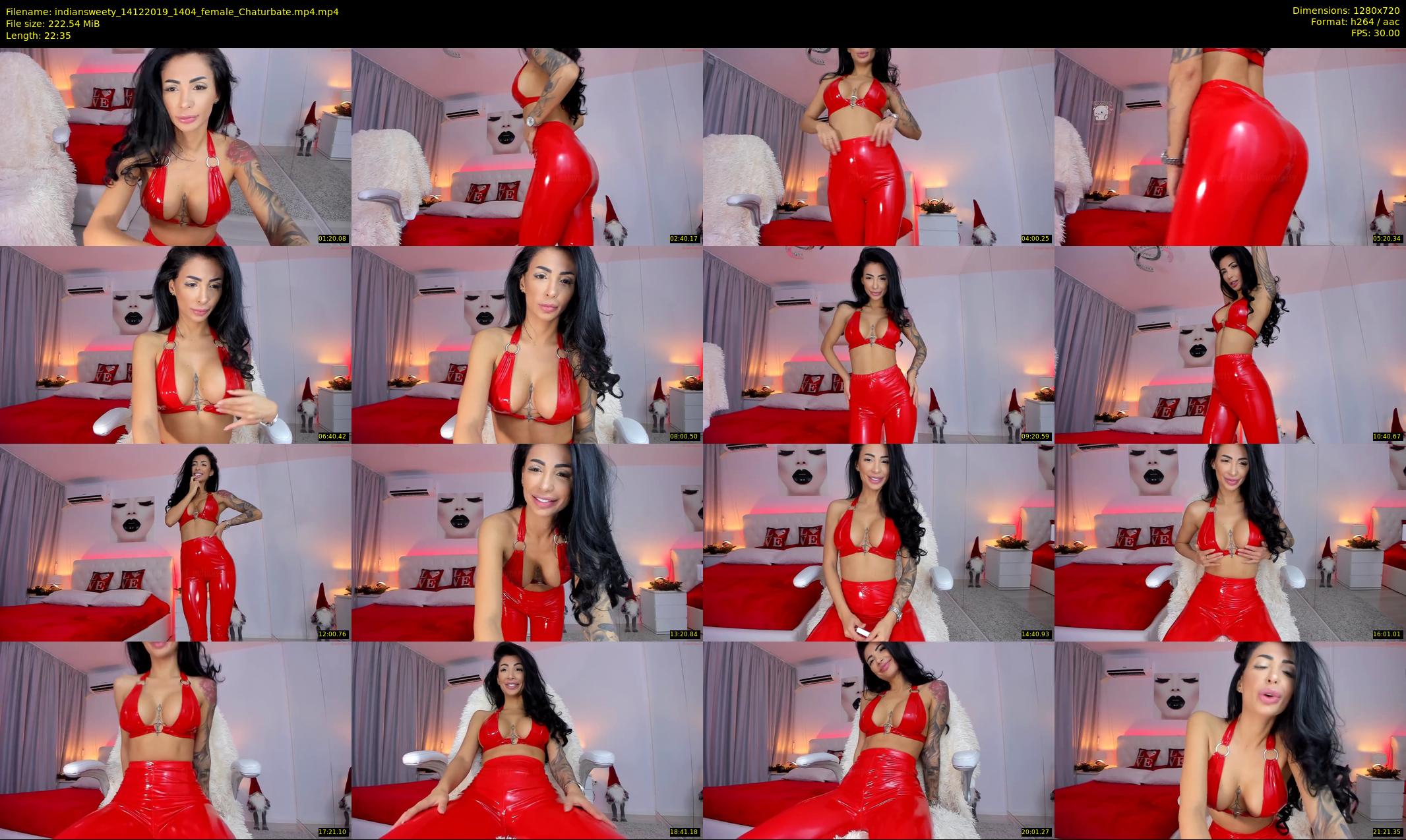 indiansweety — 23 minute Chaturbate female cam show recording, 720p, Dec 14, 2019