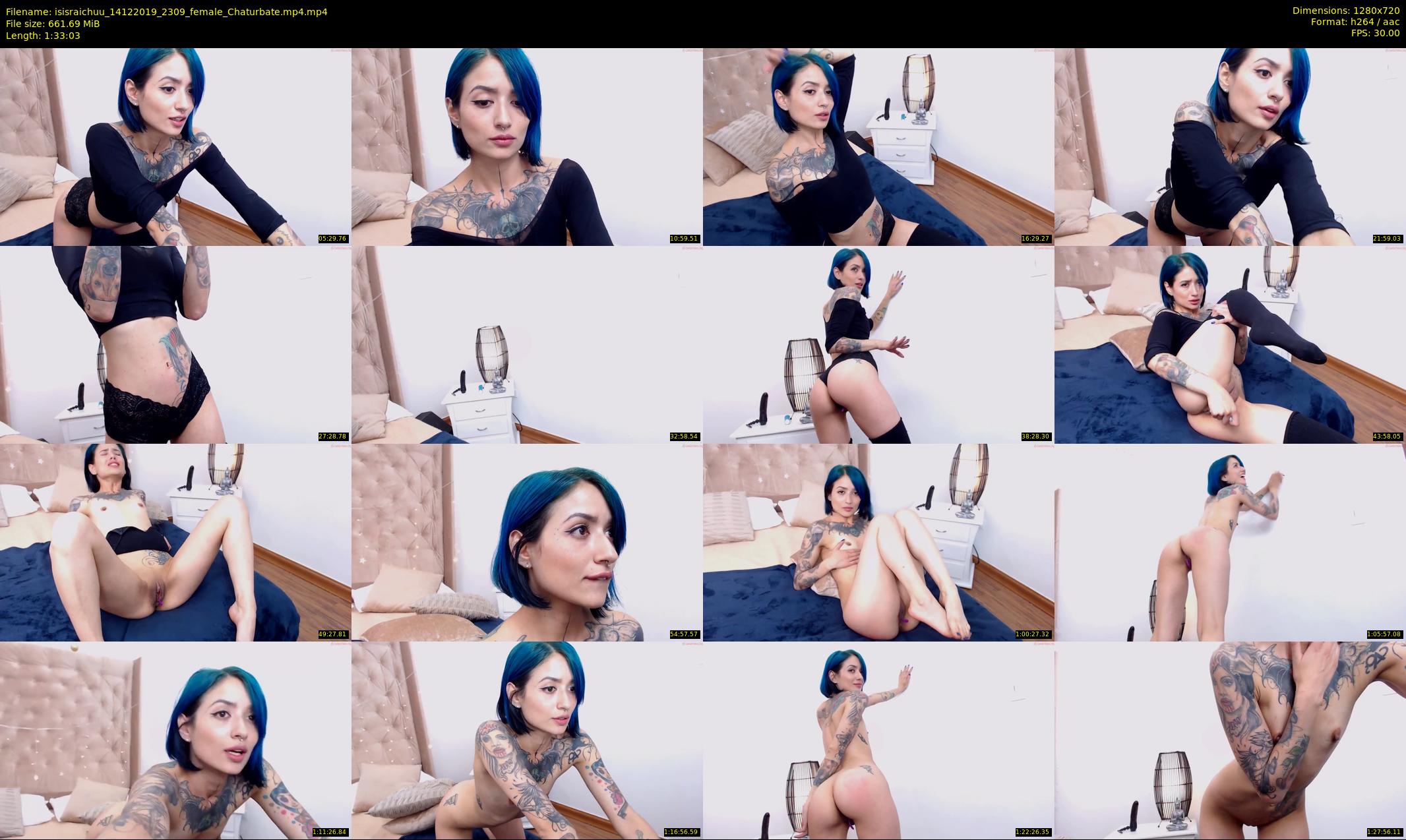 isisraichuu — 94 minute Chaturbate female cam show recording, 720p, Dec 14, 2019