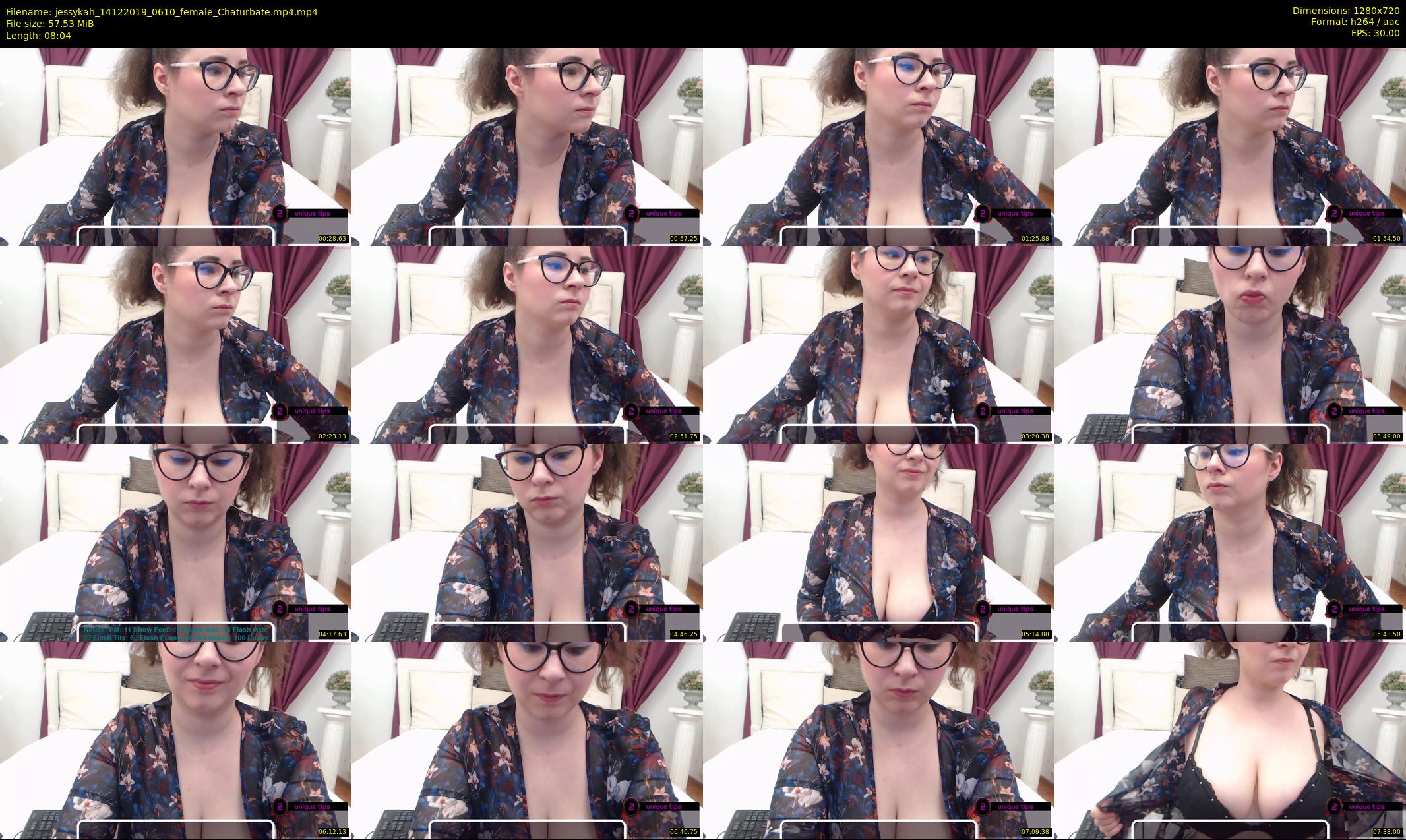 jessykah — 9 minute Chaturbate female cam show recording, 720p, Dec 14, 2019