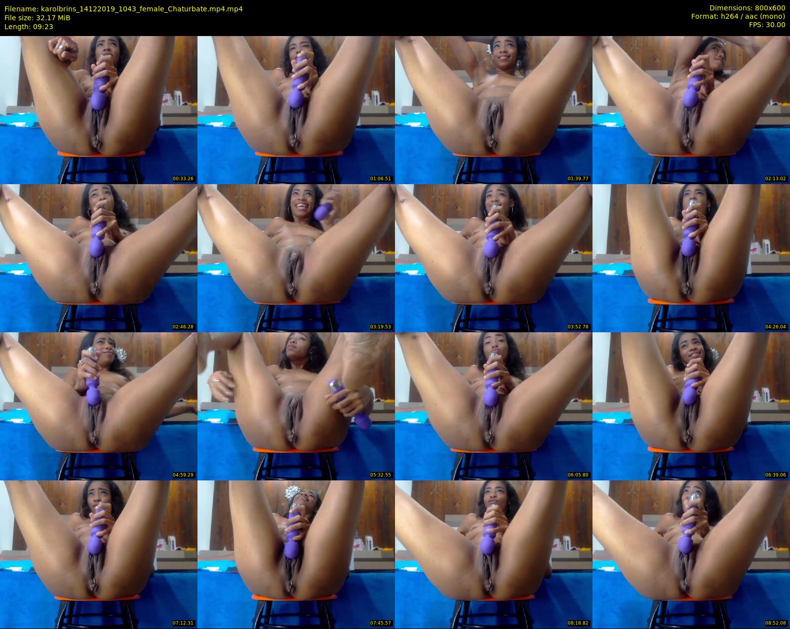 karolbrins — 10 minute Chaturbate female cam show recording, 480p, Dec 14, 2019