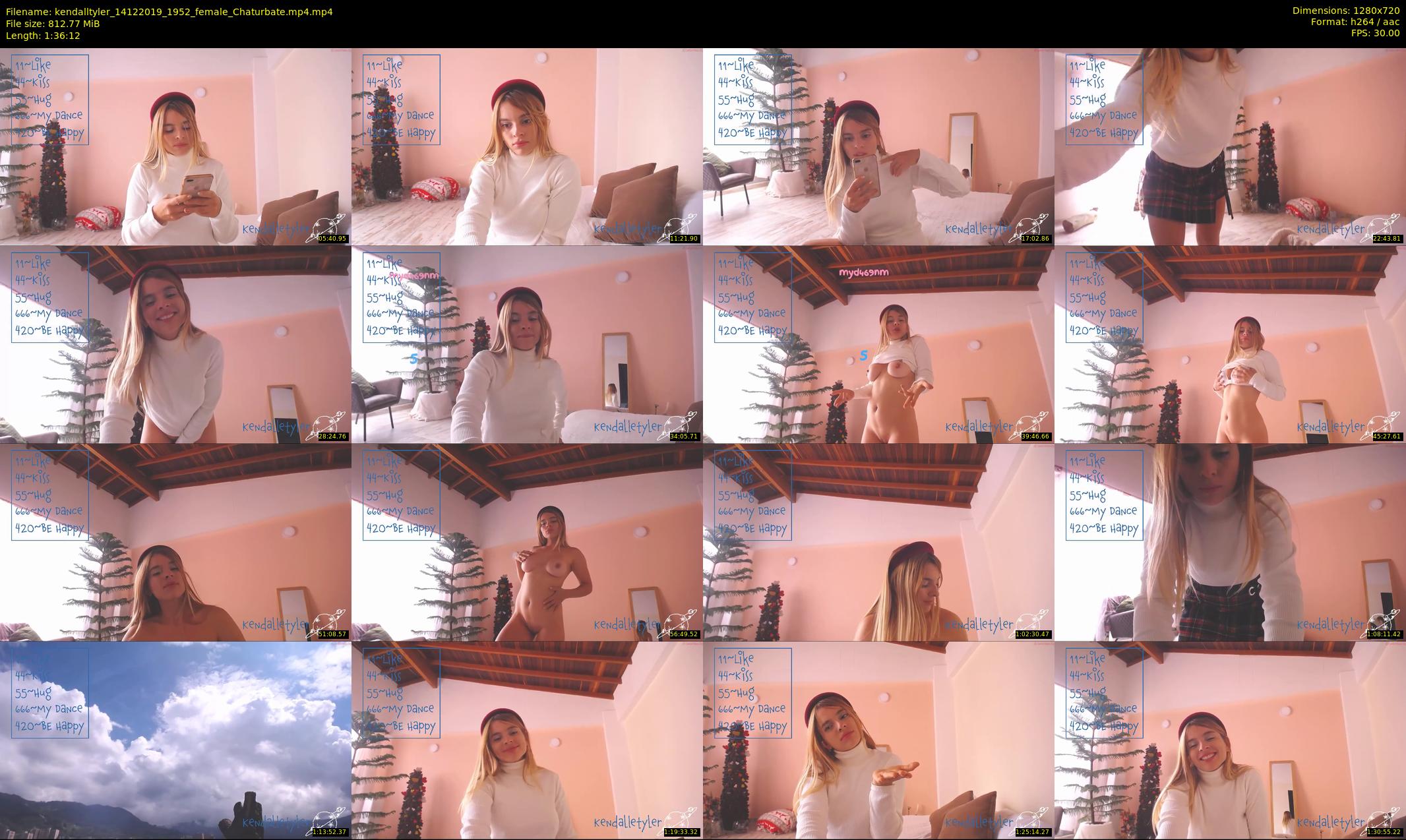 kendalltyler — 97 minute Chaturbate female cam show recording, 720p, Dec 14, 2019