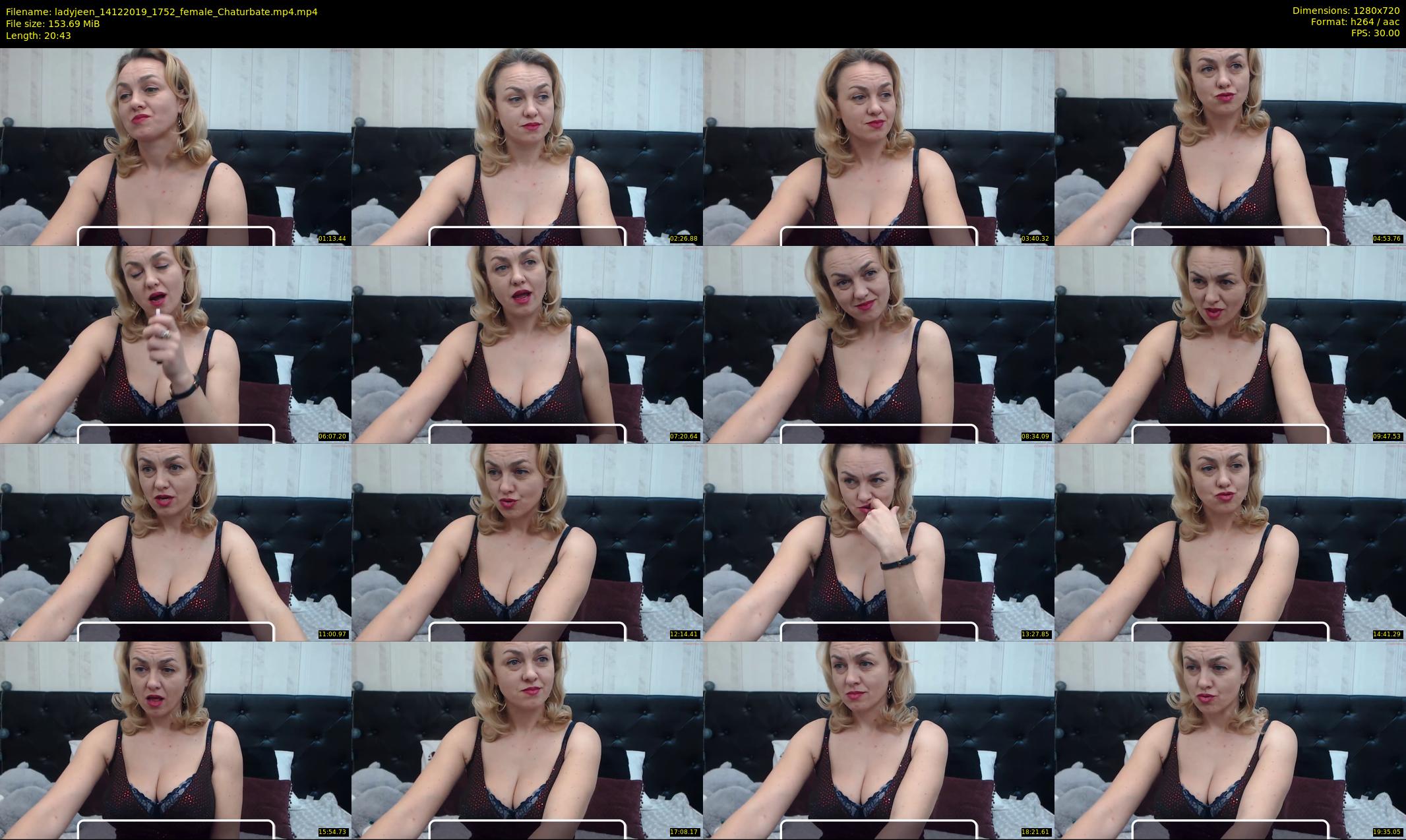 ladyjeen — 21 minute Chaturbate female cam show recording, 720p, Dec 14, 2019