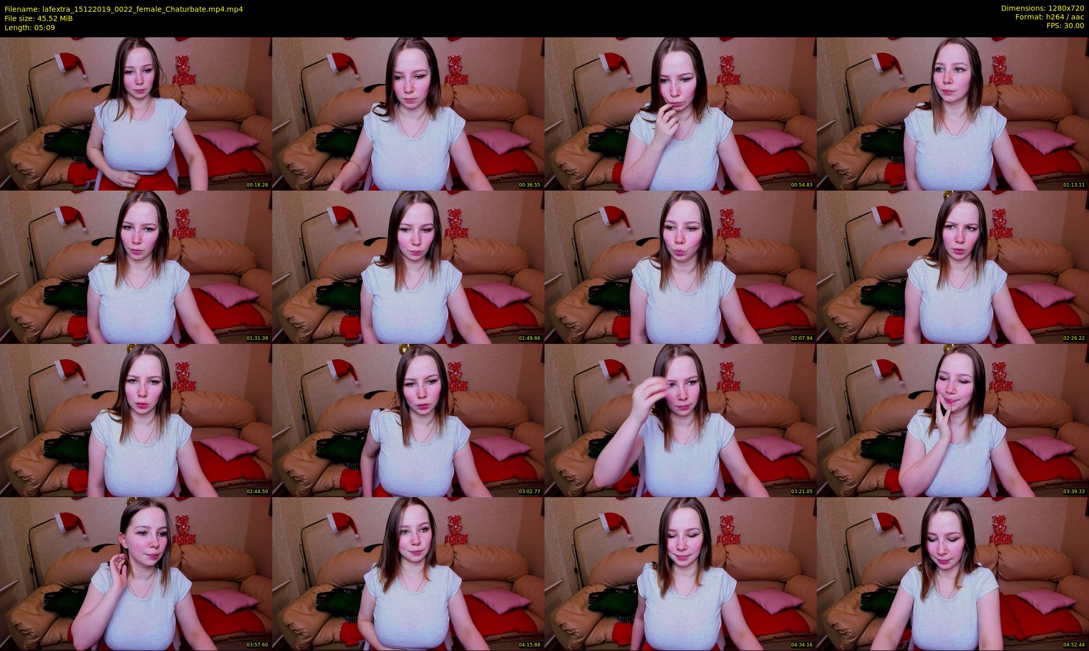 lafextra — 6 minute Chaturbate female cam show recording, 720p, Dec 15, 2019
