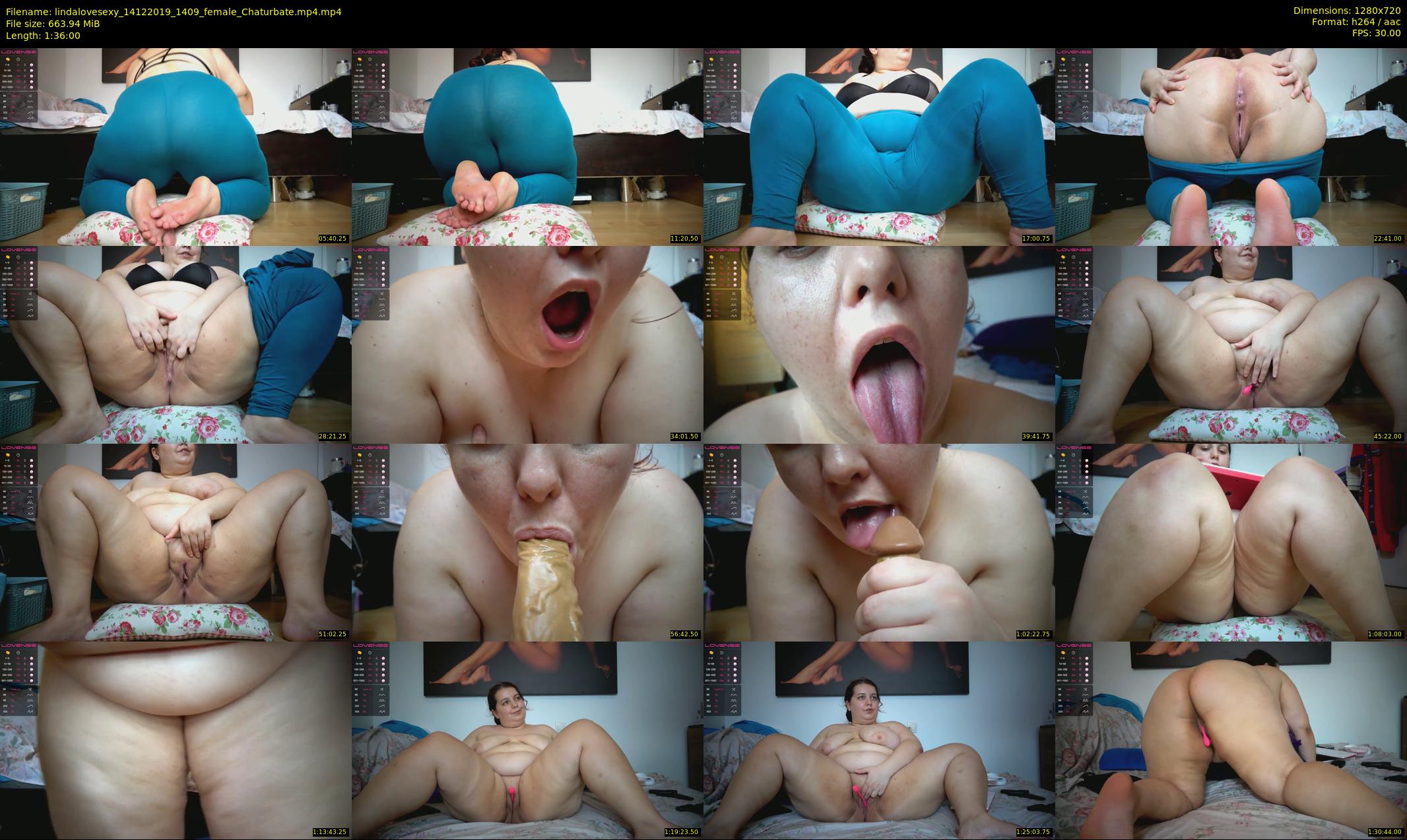 lindalovesexy — 96 minute Chaturbate female cam show recording, 720p, Dec 14, 2019