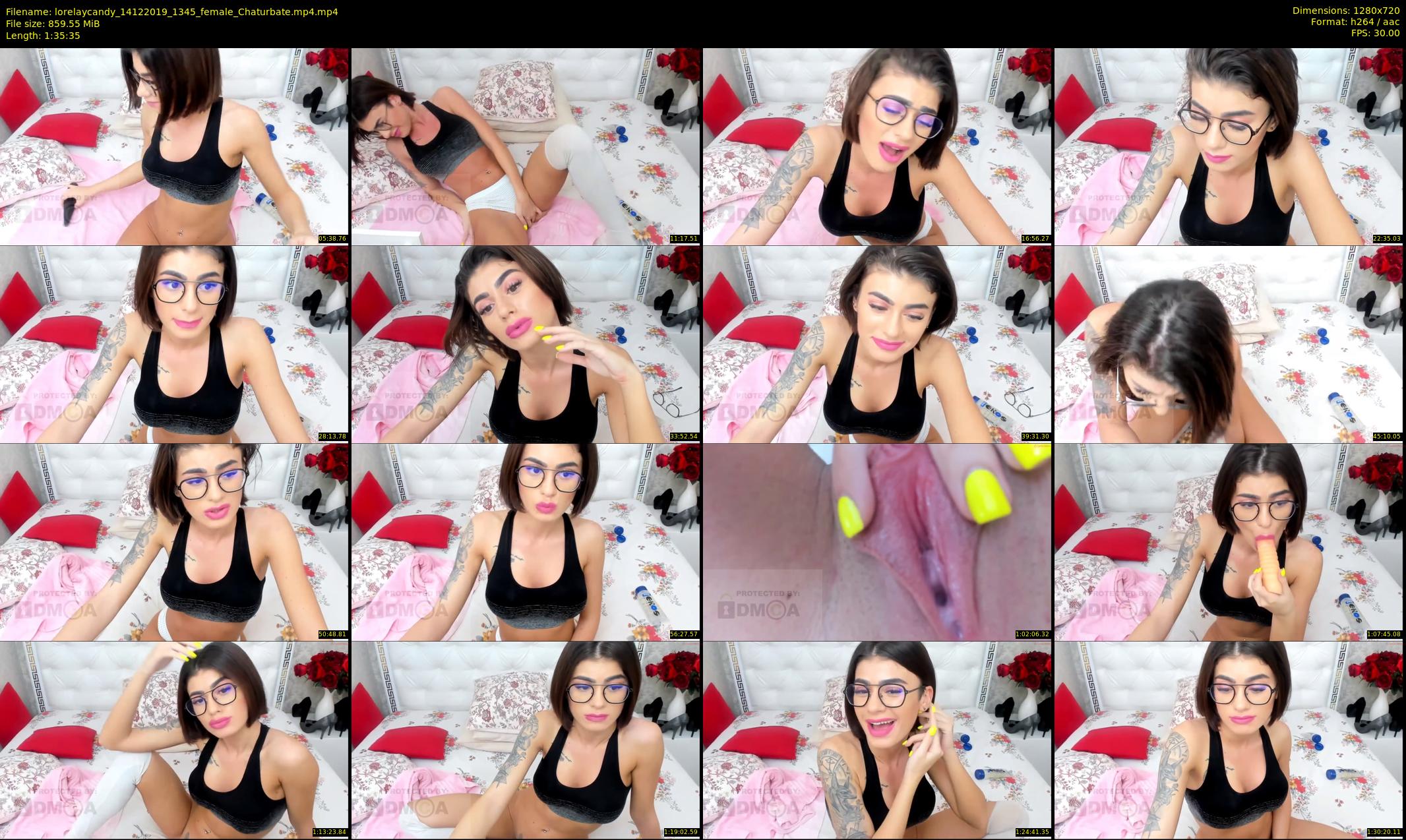 lorelaycandy — 96 minute Chaturbate female cam show recording, 720p, Dec 14, 2019