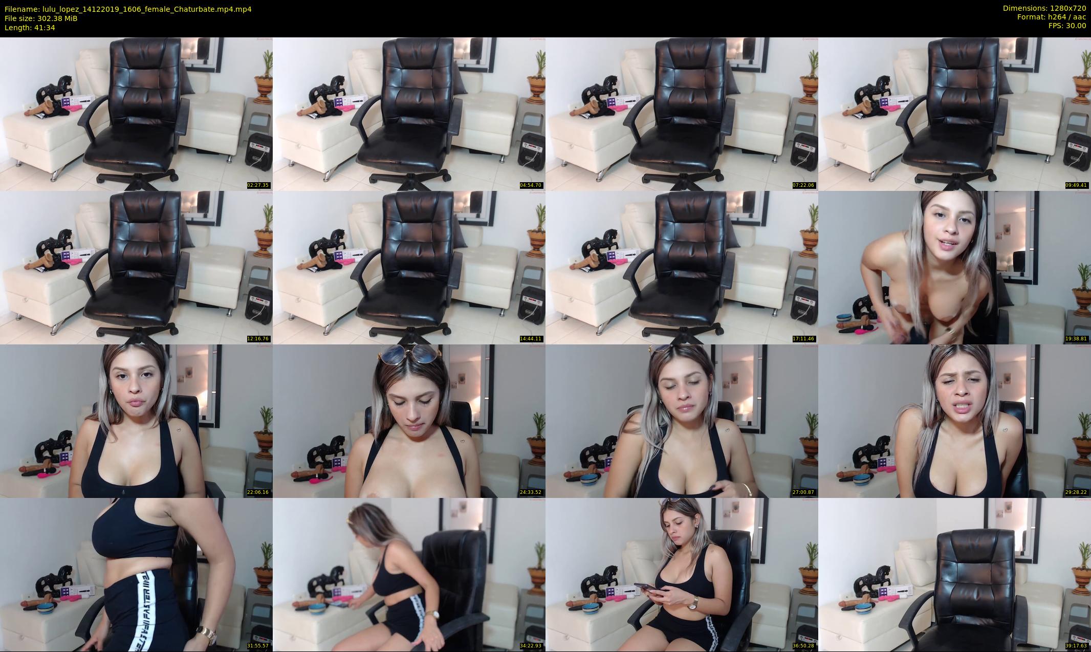 lulu_lopez — 42 minute Chaturbate female cam show recording, 720p, Dec 14, 2019