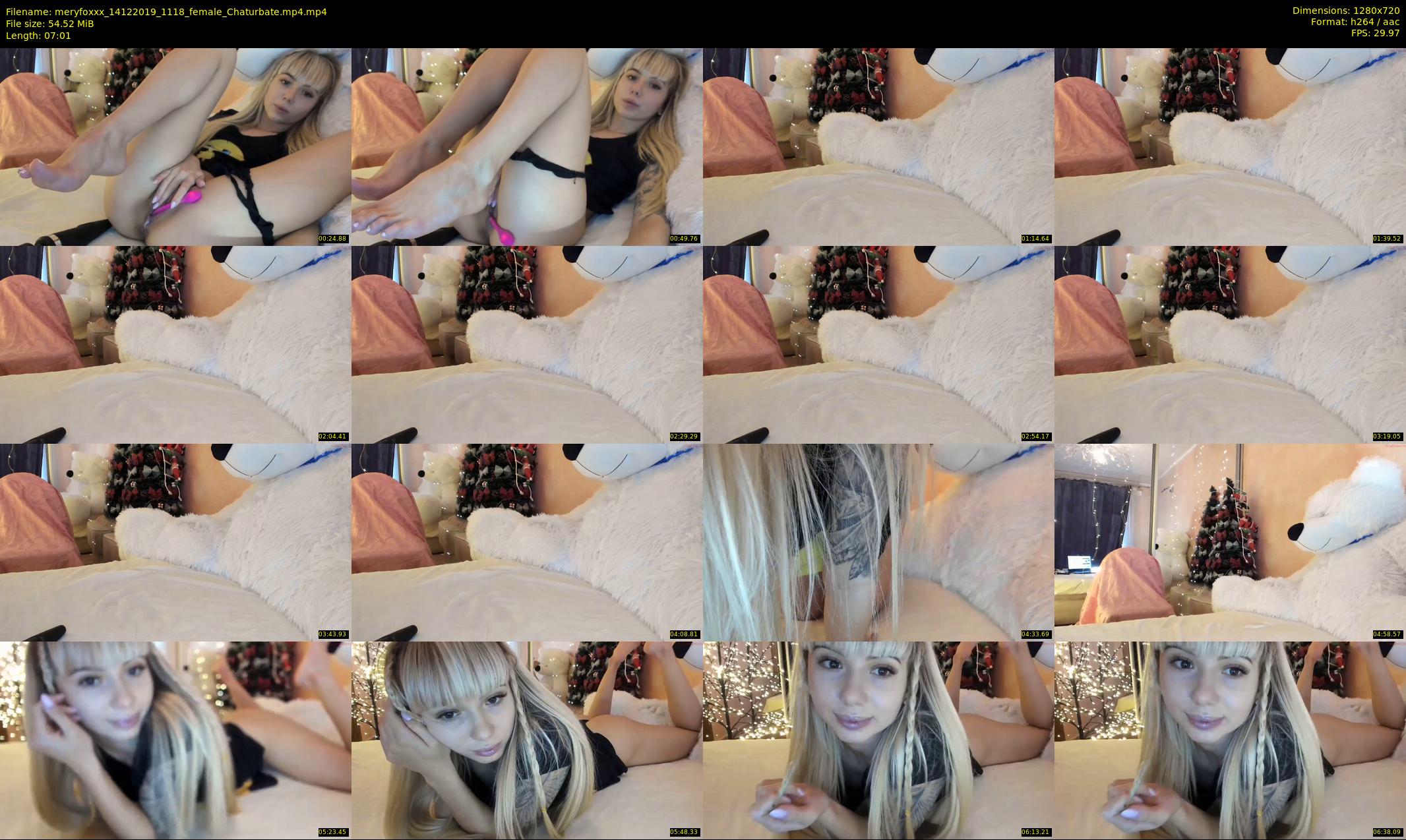 meryfoxxx — 8 minute Chaturbate female cam show recording, 720p, Dec 14, 2019