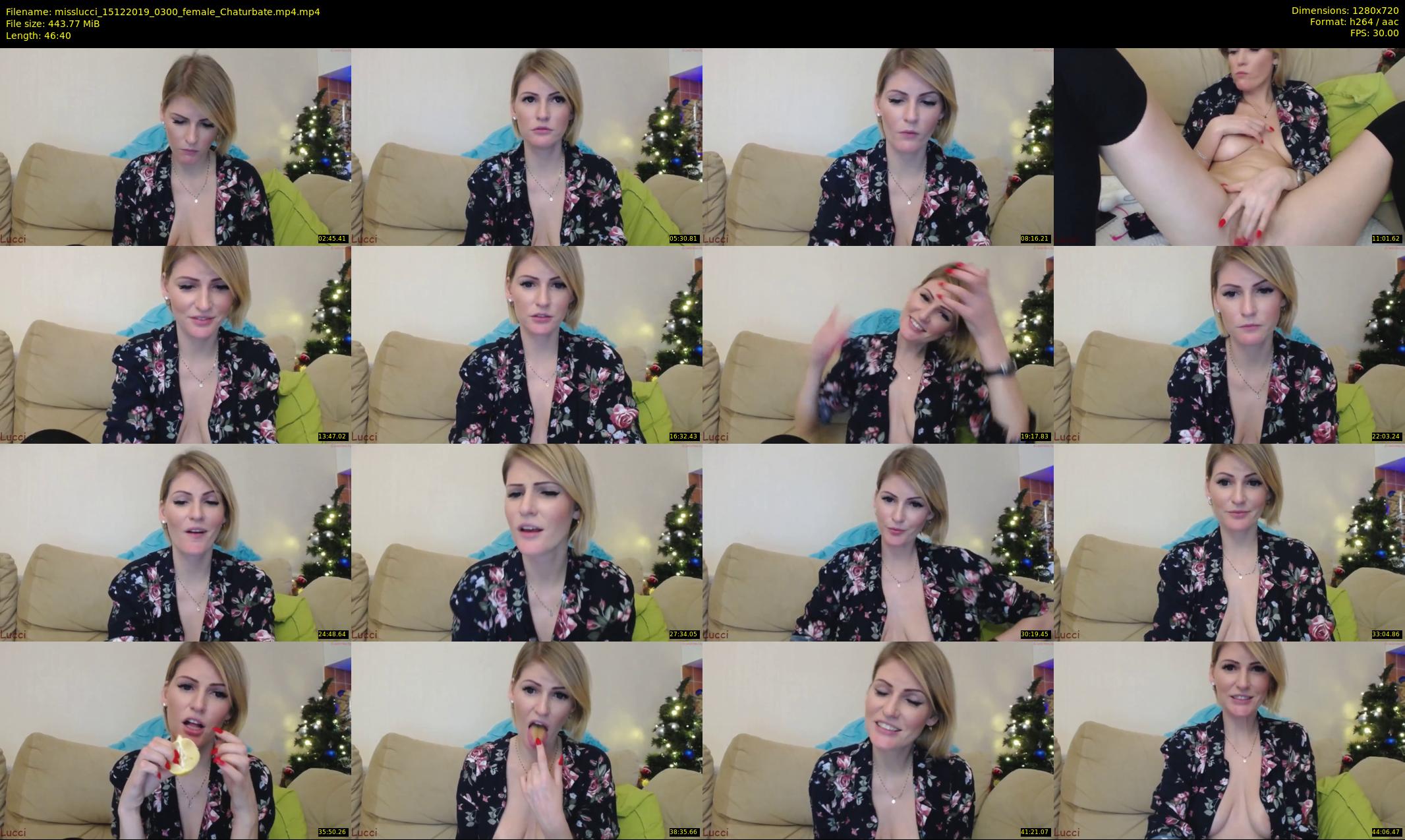 misslucci — 47 minute Chaturbate female cam show recording, 720p, Dec 15, 2019