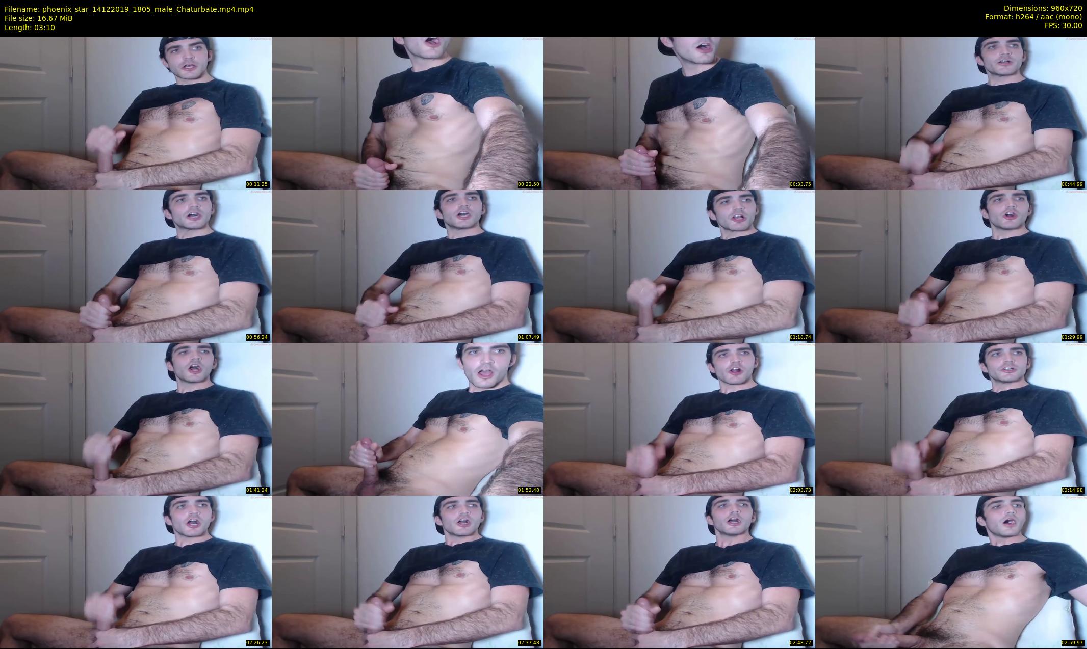 phoenix_star — 4 minute Chaturbate male cam show recording, 720p, Dec 14, 2019