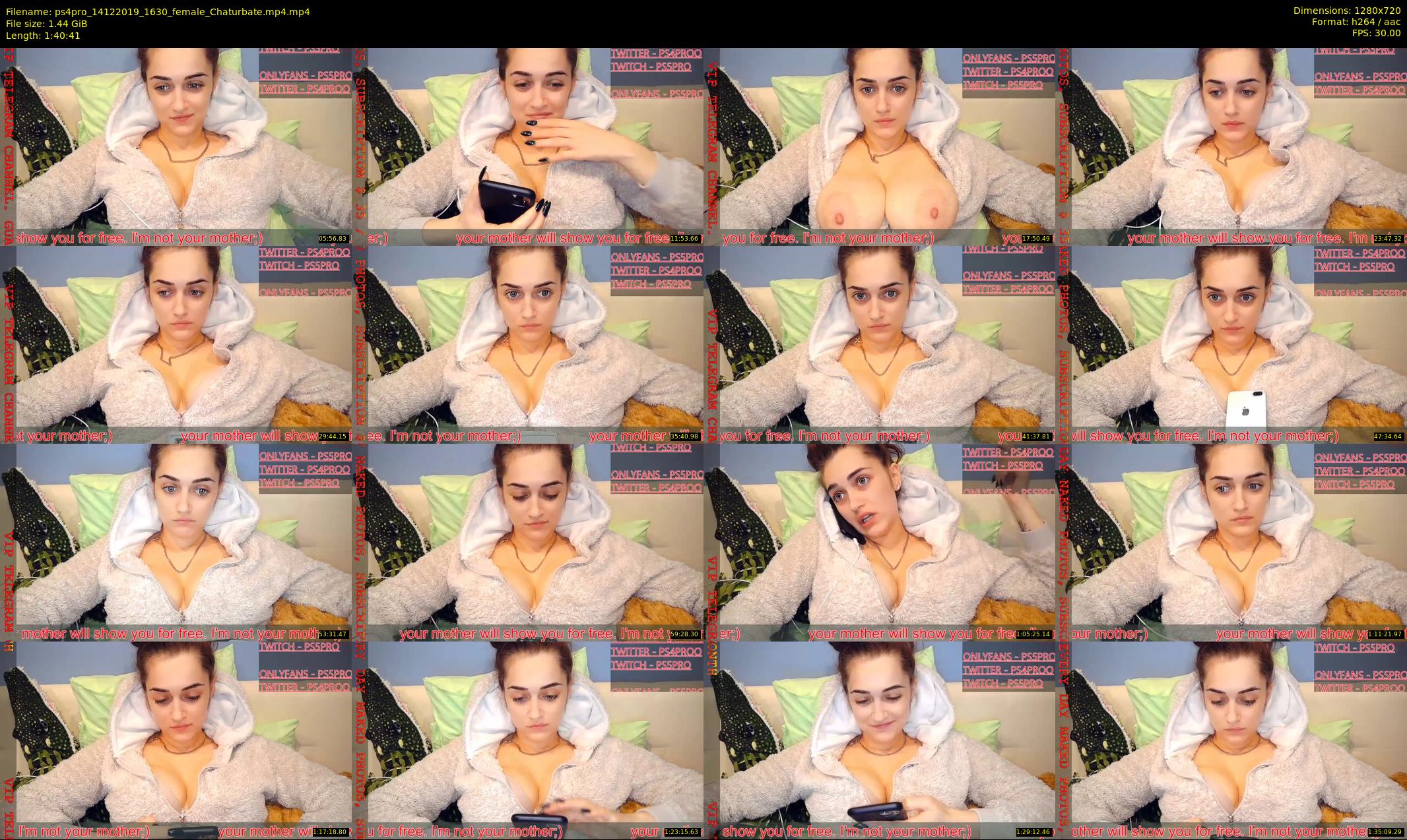 ps4pro — 101 minute Chaturbate female cam show recording, 720p, Dec 14, 2019