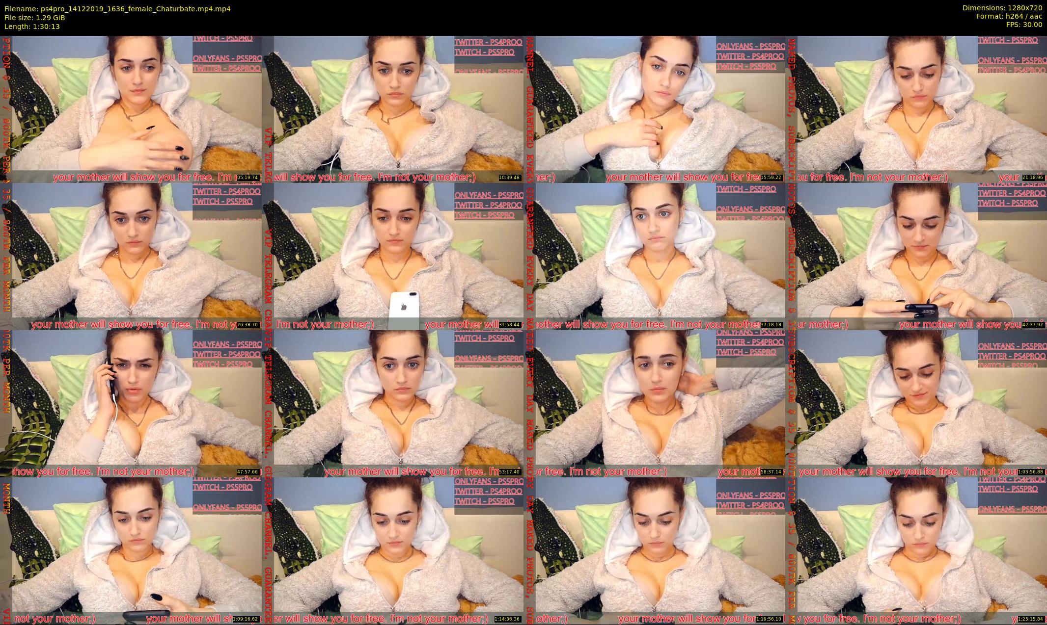 ps4pro — 91 minute Chaturbate female cam show recording, 720p, Dec 14, 2019