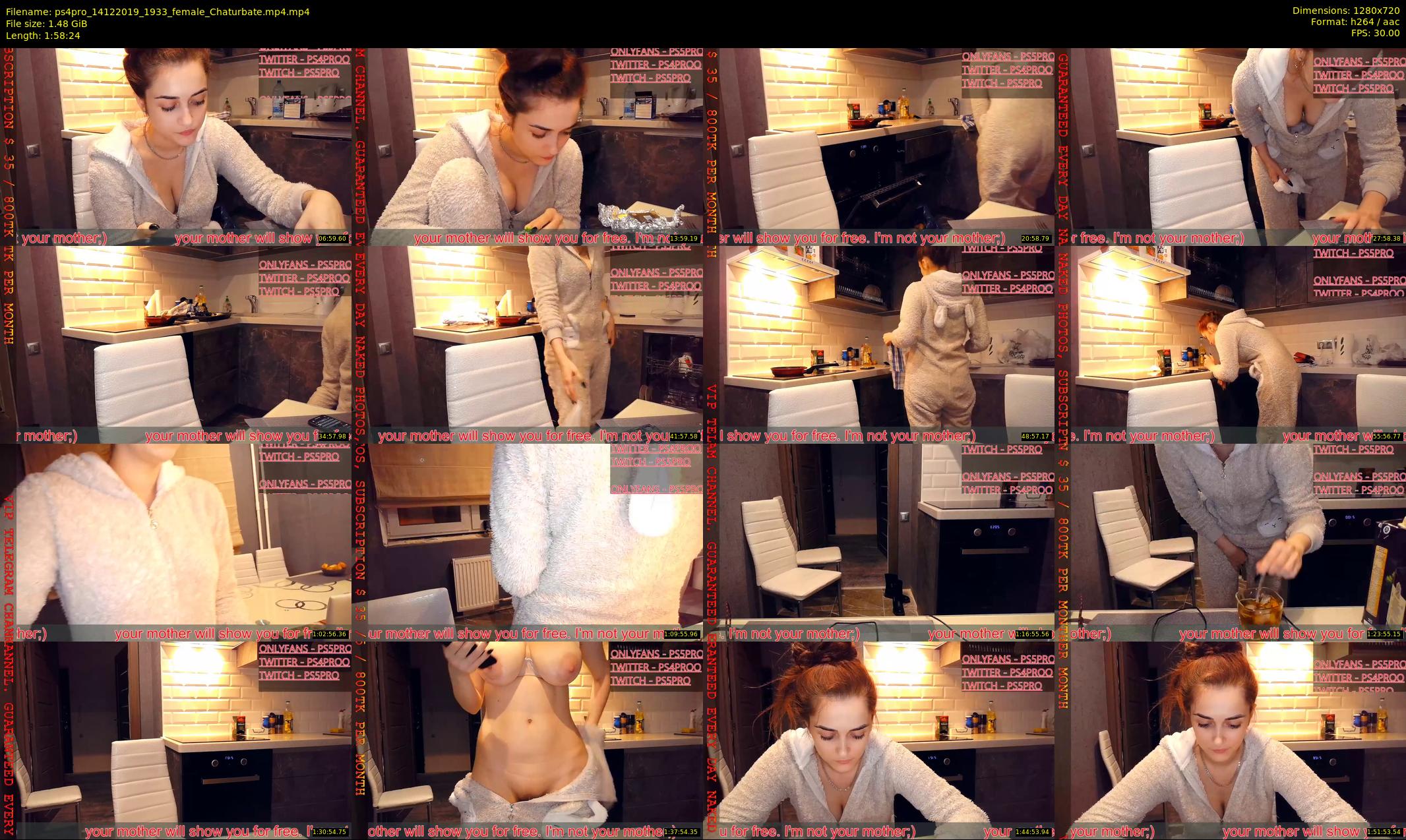 ps4pro — 119 minute Chaturbate female cam show recording, 720p, Dec 14, 2019