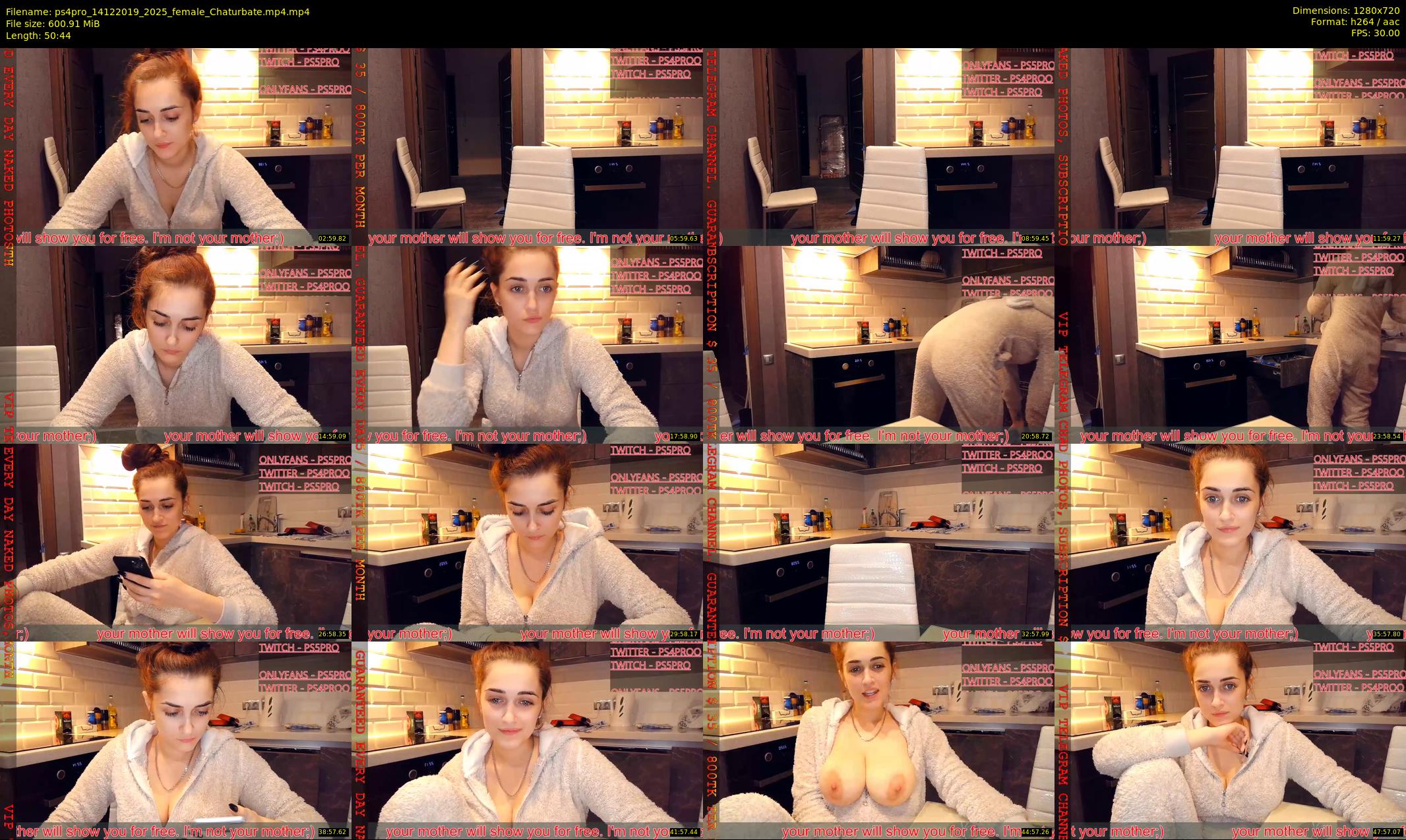 ps4pro — 51 minute Chaturbate female cam show recording, 720p, Dec 14, 2019