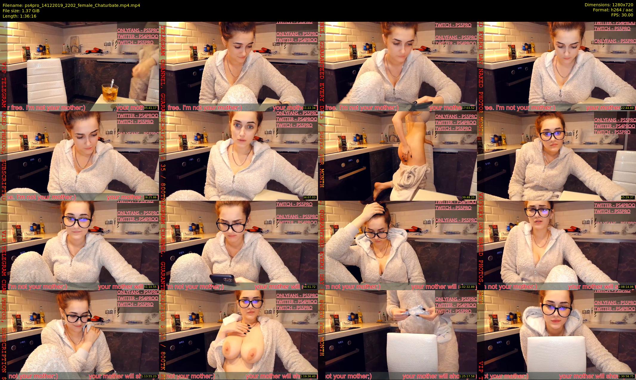 ps4pro — 97 minute Chaturbate female cam show recording, 720p, Dec 14, 2019