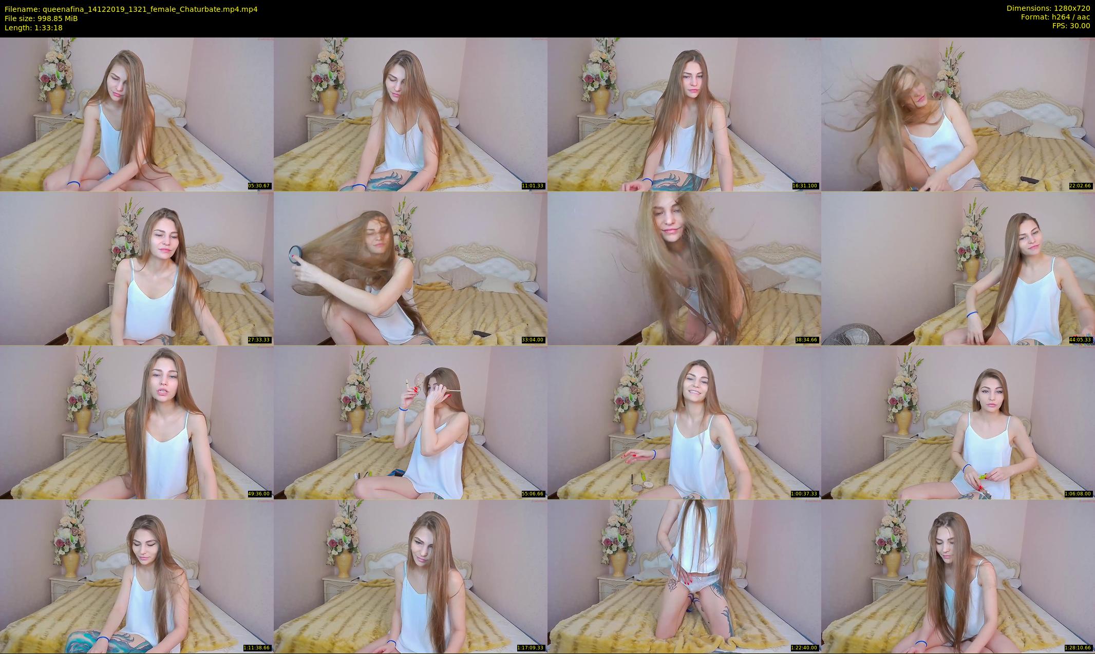 queenafina — 94 minute Chaturbate female cam show recording, 720p, Dec 14, 2019