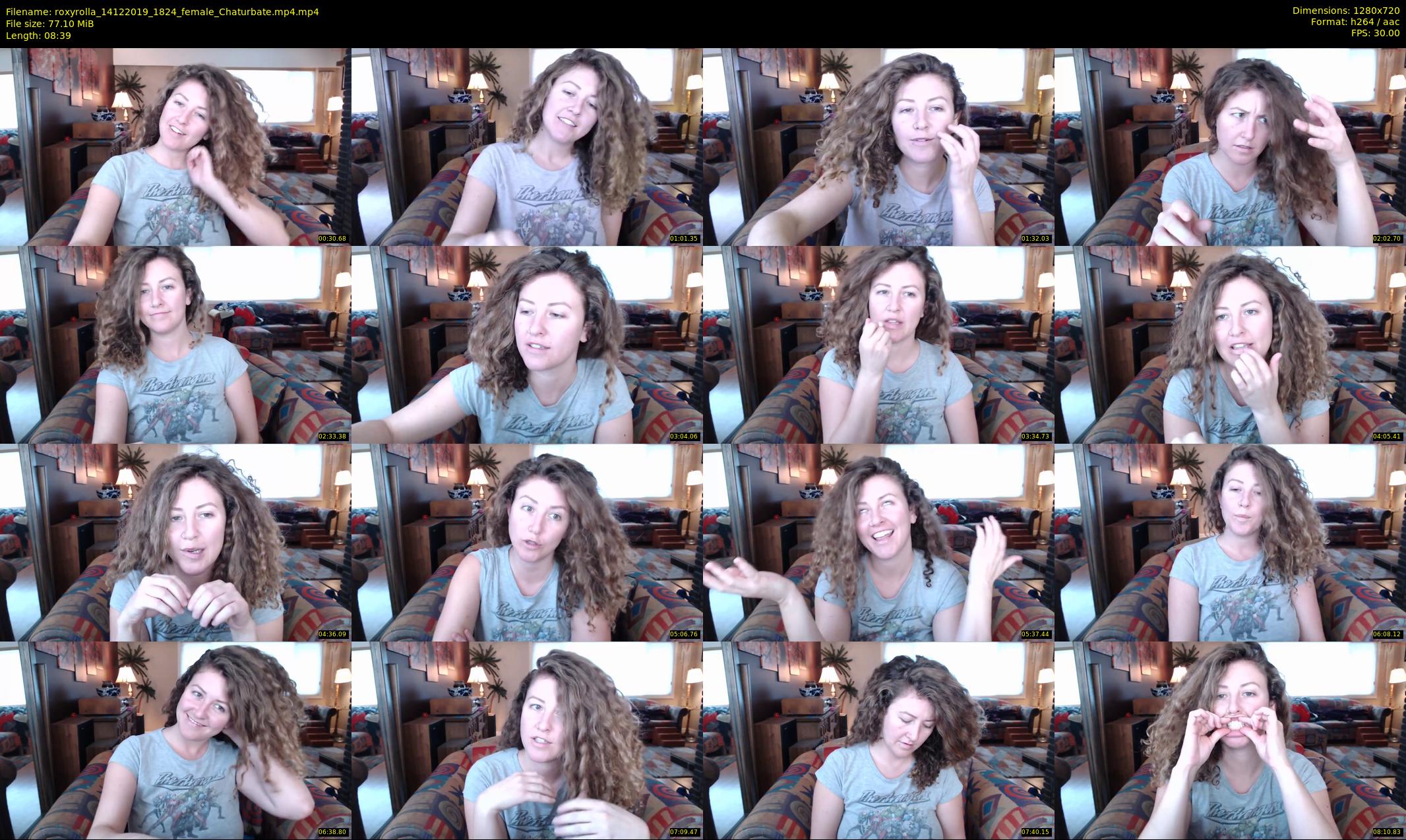 roxyrolla — 9 minute Chaturbate female cam show recording, 720p, Dec 14, 2019