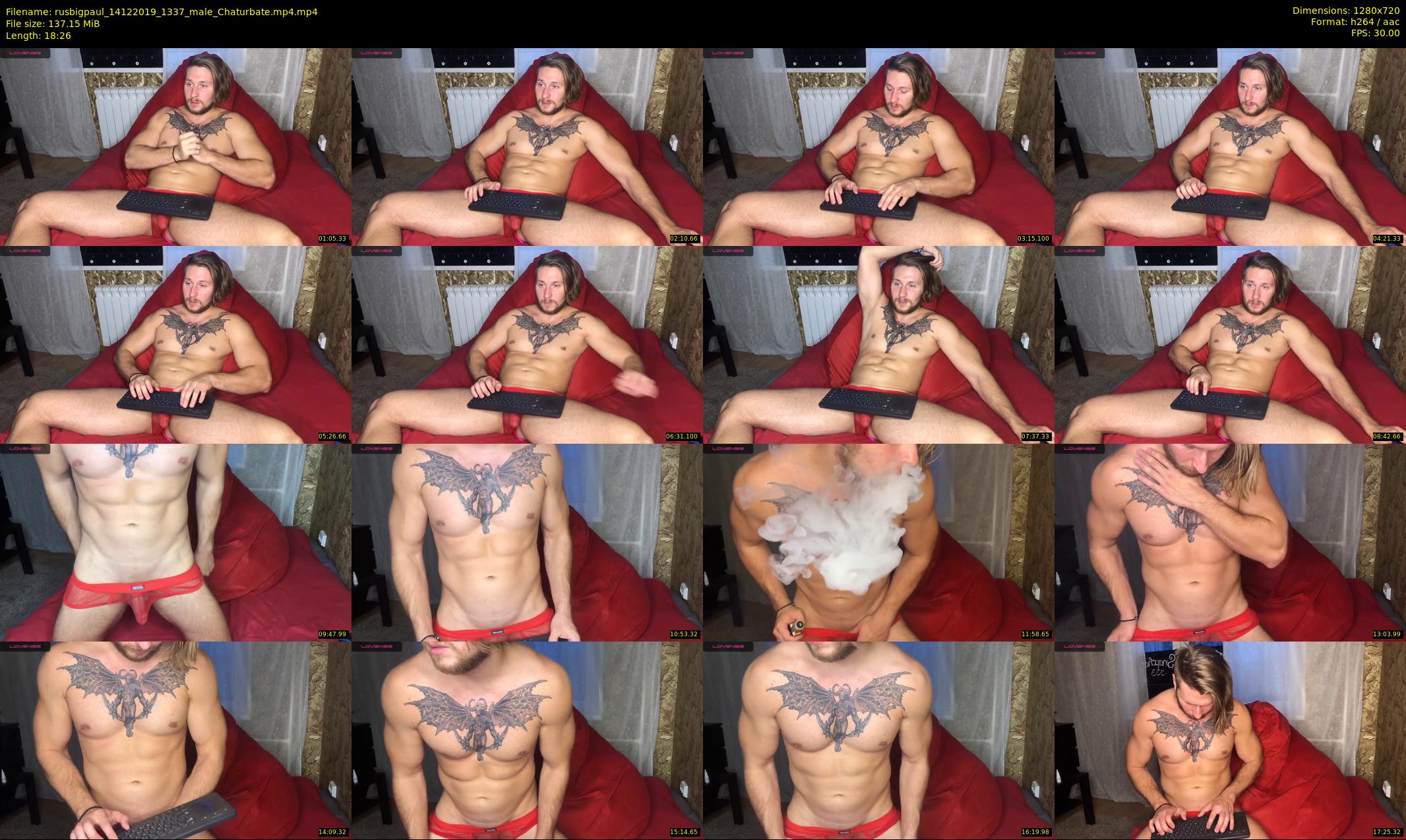 rusbigpaul — 19 minute Chaturbate male cam show recording, 720p, Dec 14, 2019