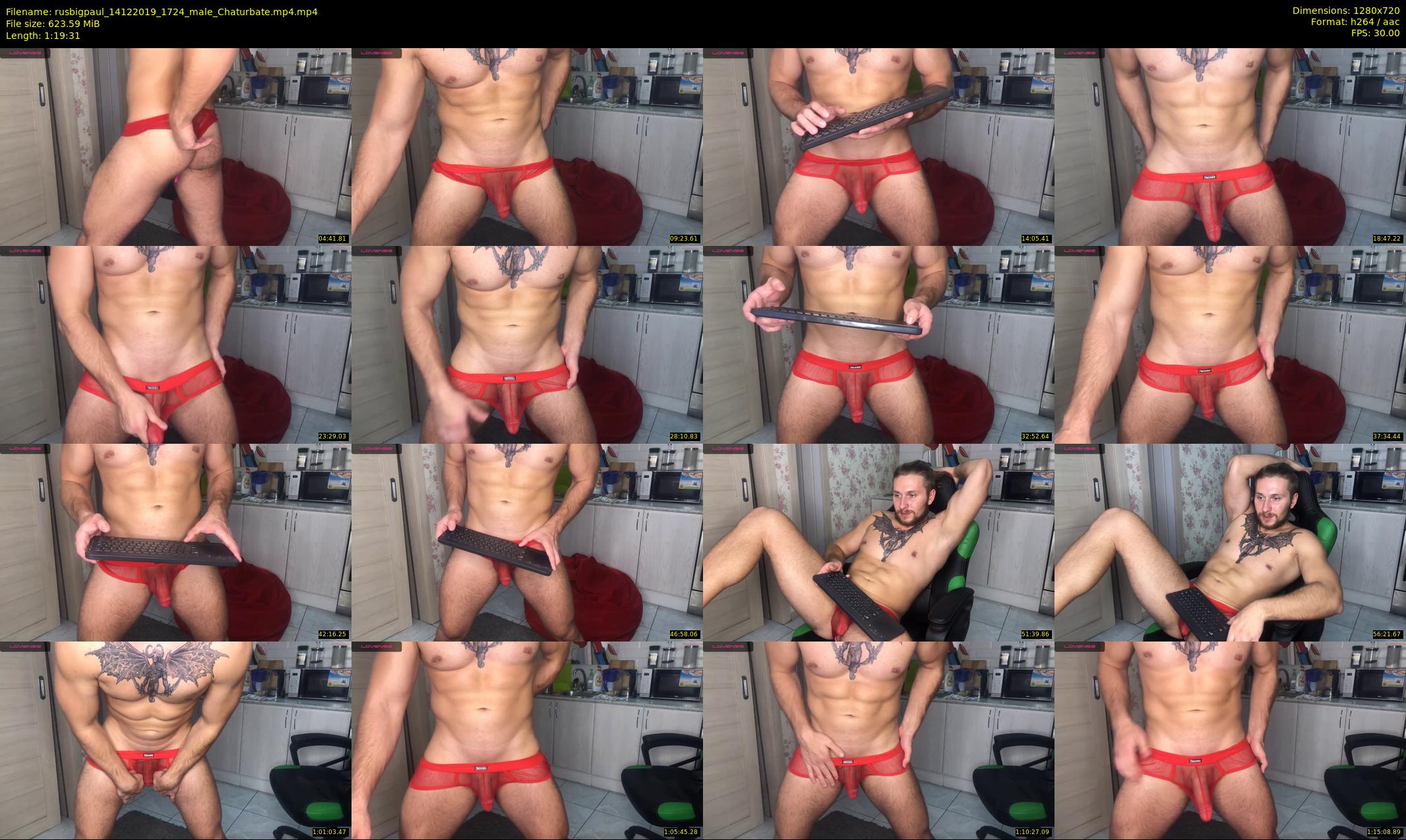 rusbigpaul — 80 minute Chaturbate male cam show recording, 720p, Dec 14, 2019