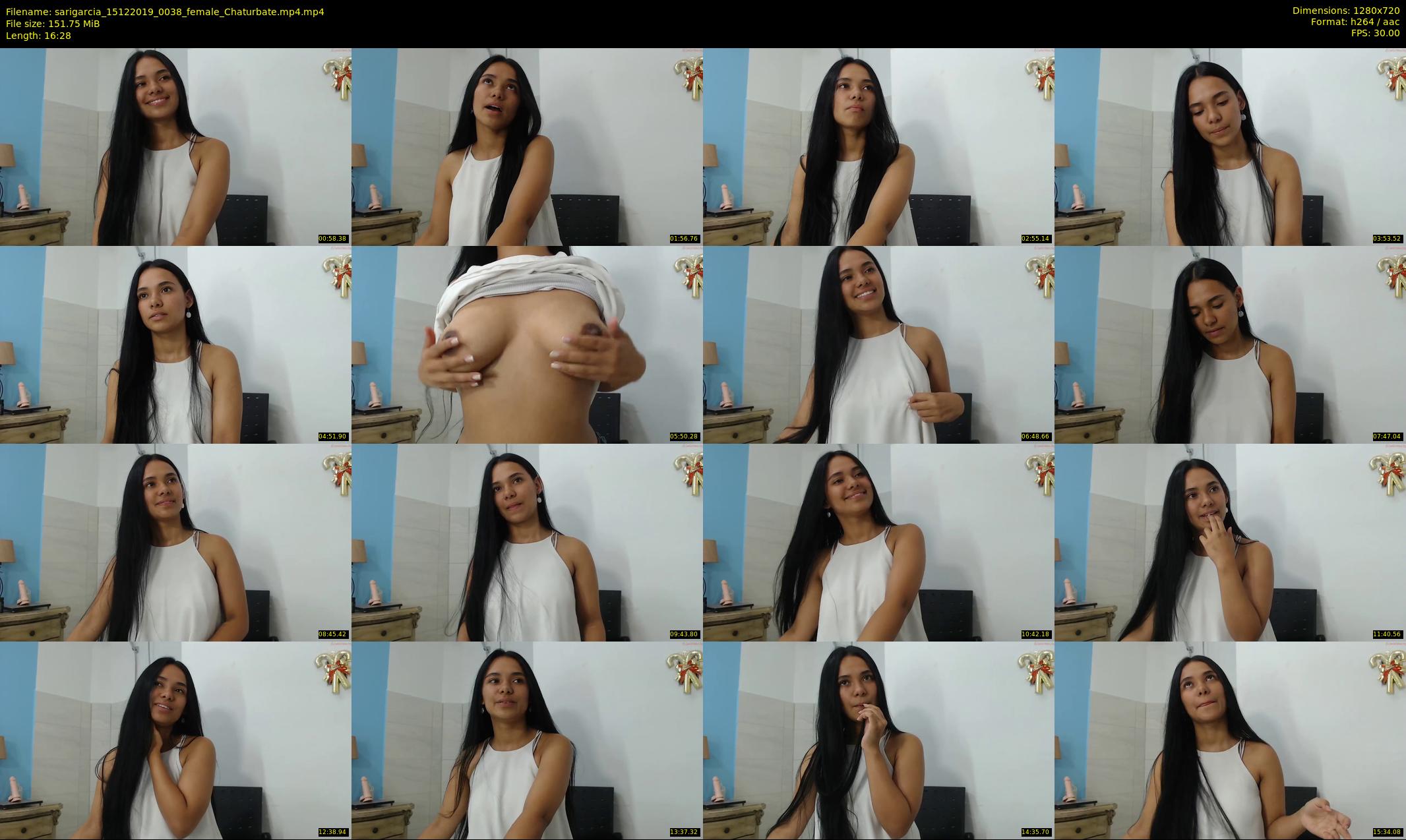 sarigarcia — 17 minute Chaturbate female cam show recording, 720p, Dec 15, 2019