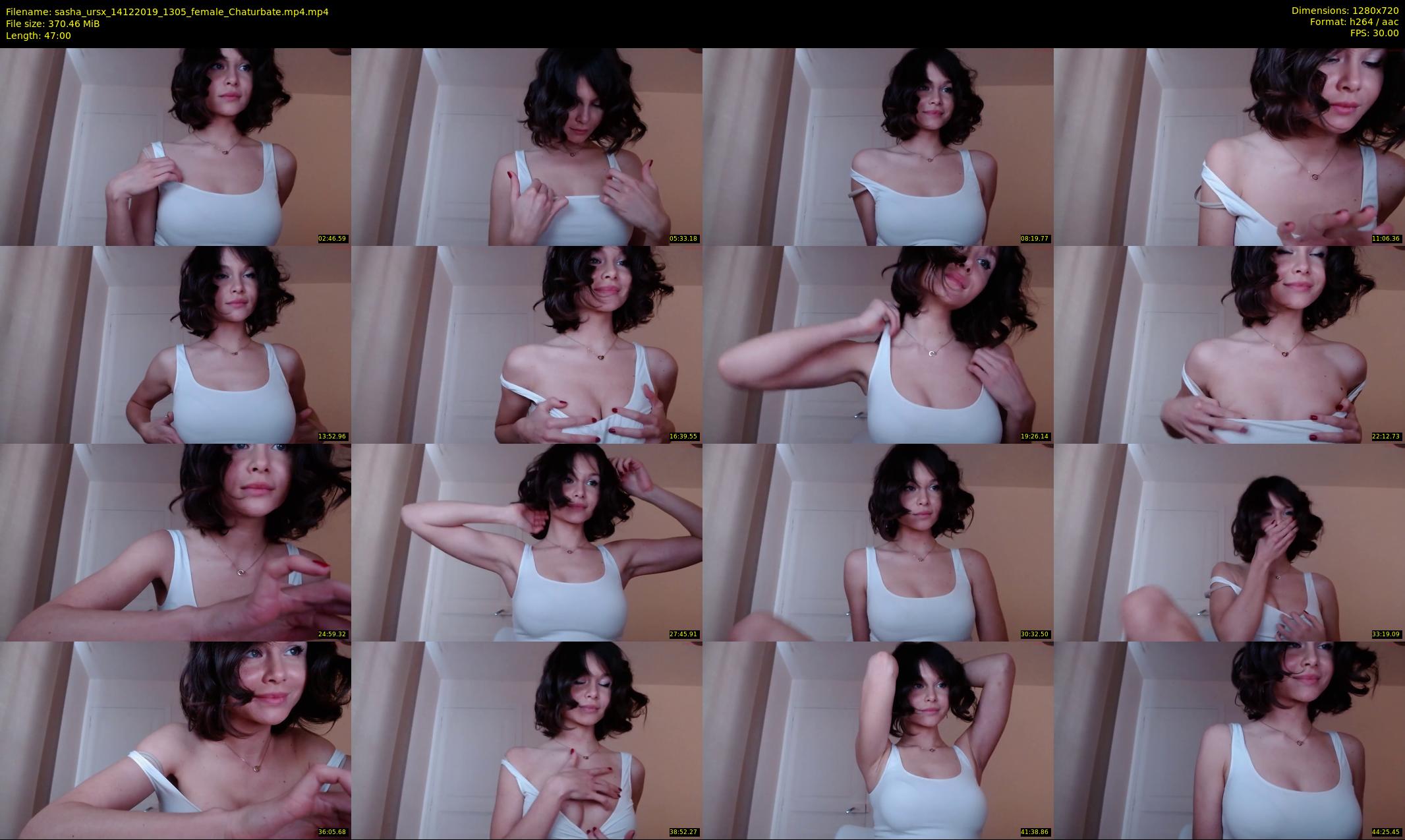 sasha_ursx — 47 minute Chaturbate female cam show recording, 720p, Dec 14, 2019
