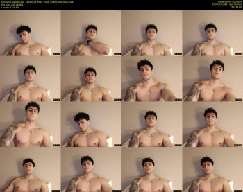 spartacozz — 85 minute Chaturbate male cam show recording, 480p, Dec 14, 2019
