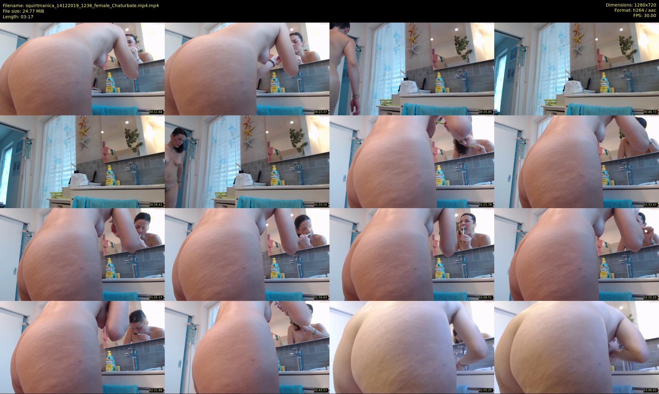 squirtmanica — 4 minute Chaturbate female cam show recording, 720p, Dec 14, 2019