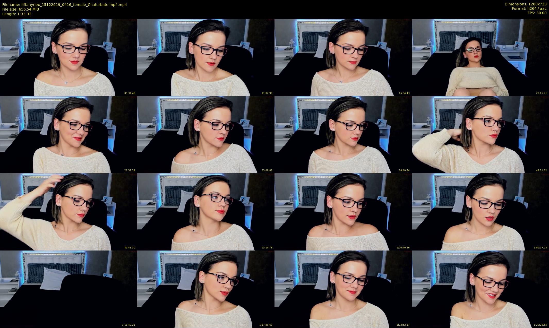 tiffanyriox — 94 minute Chaturbate female cam show recording, 720p, Dec 15, 2019